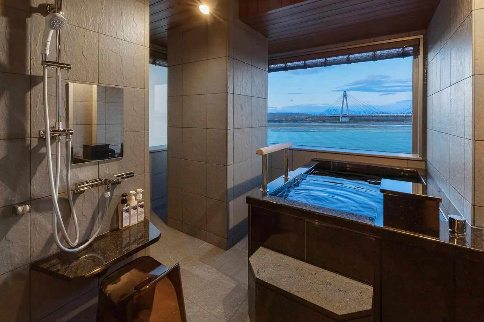 Bathroom in Tokachigawa Onsen Daiichi Hotel