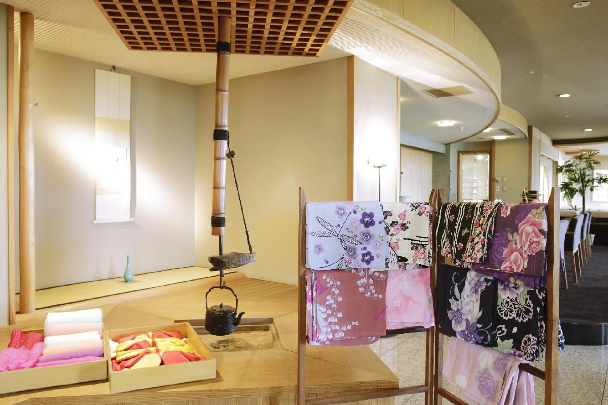 Decorative detail in Tokachigawa Onsen Daiichi Hotel