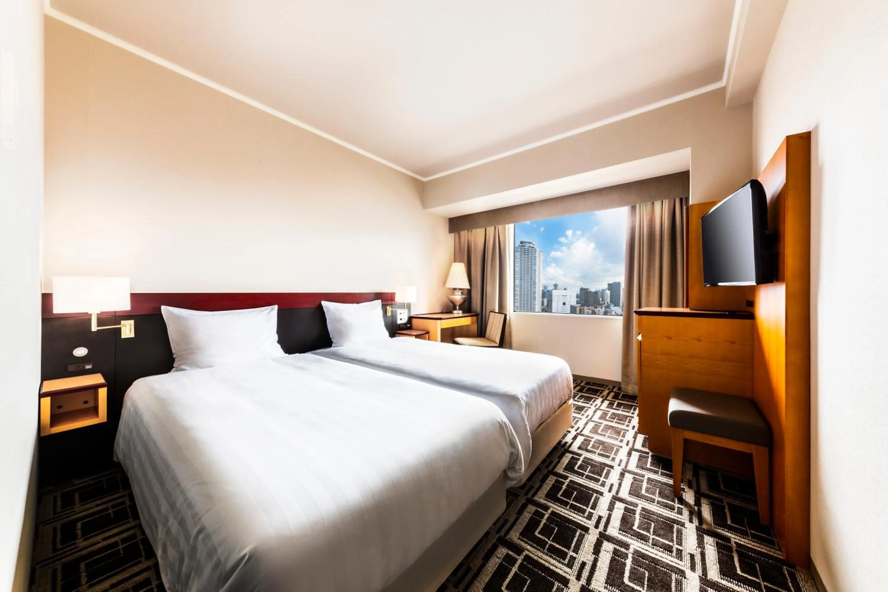 Bedroom, Bed in Hotel Hanshin Osaka