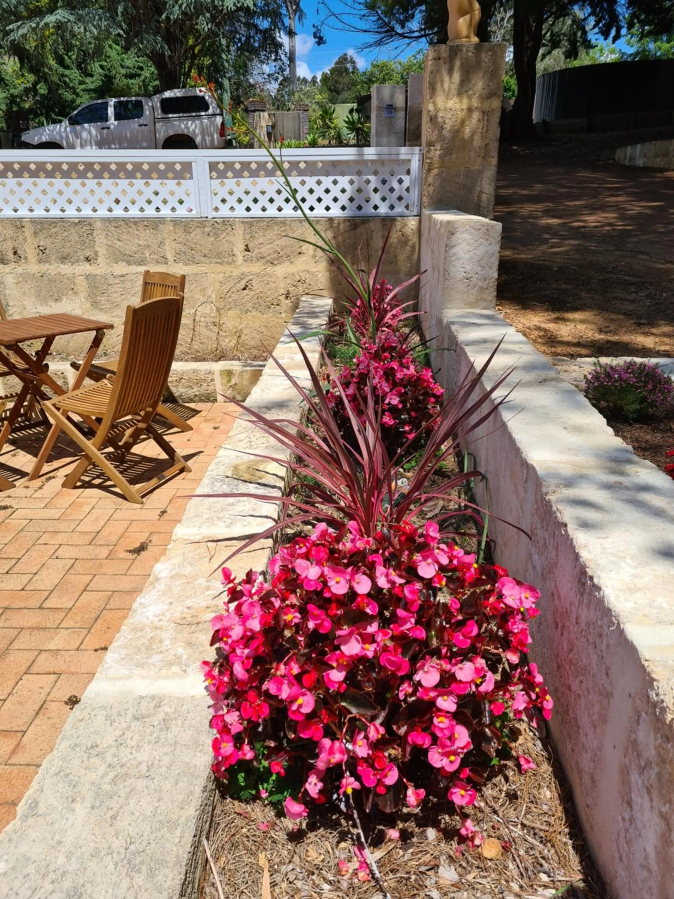 Patio in Forest Lodge Resort
