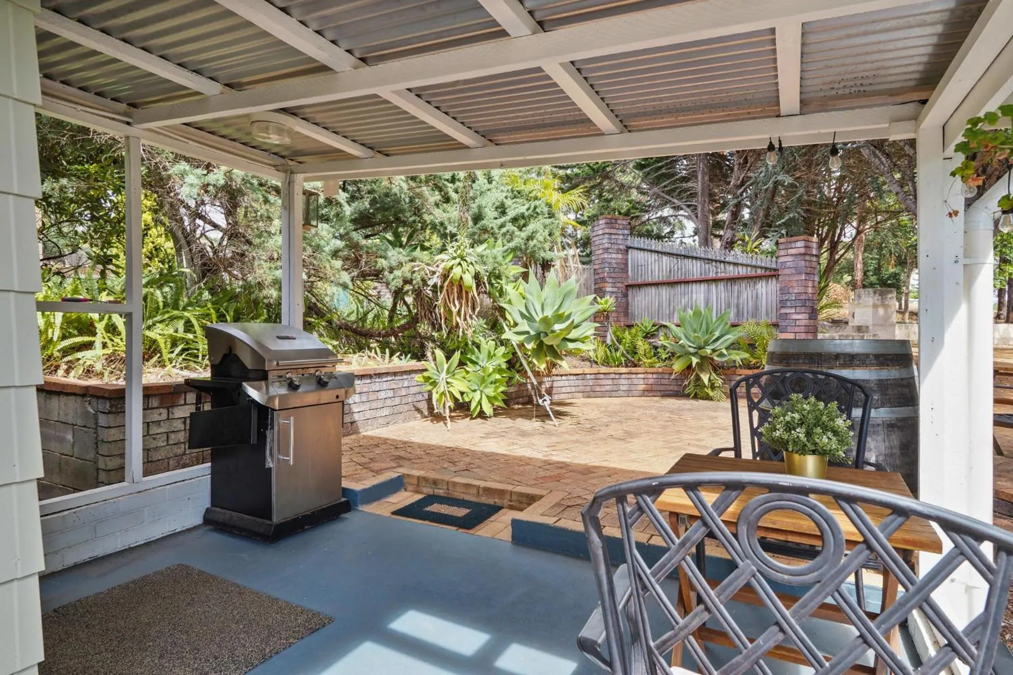 Patio in Forest Lodge Resort