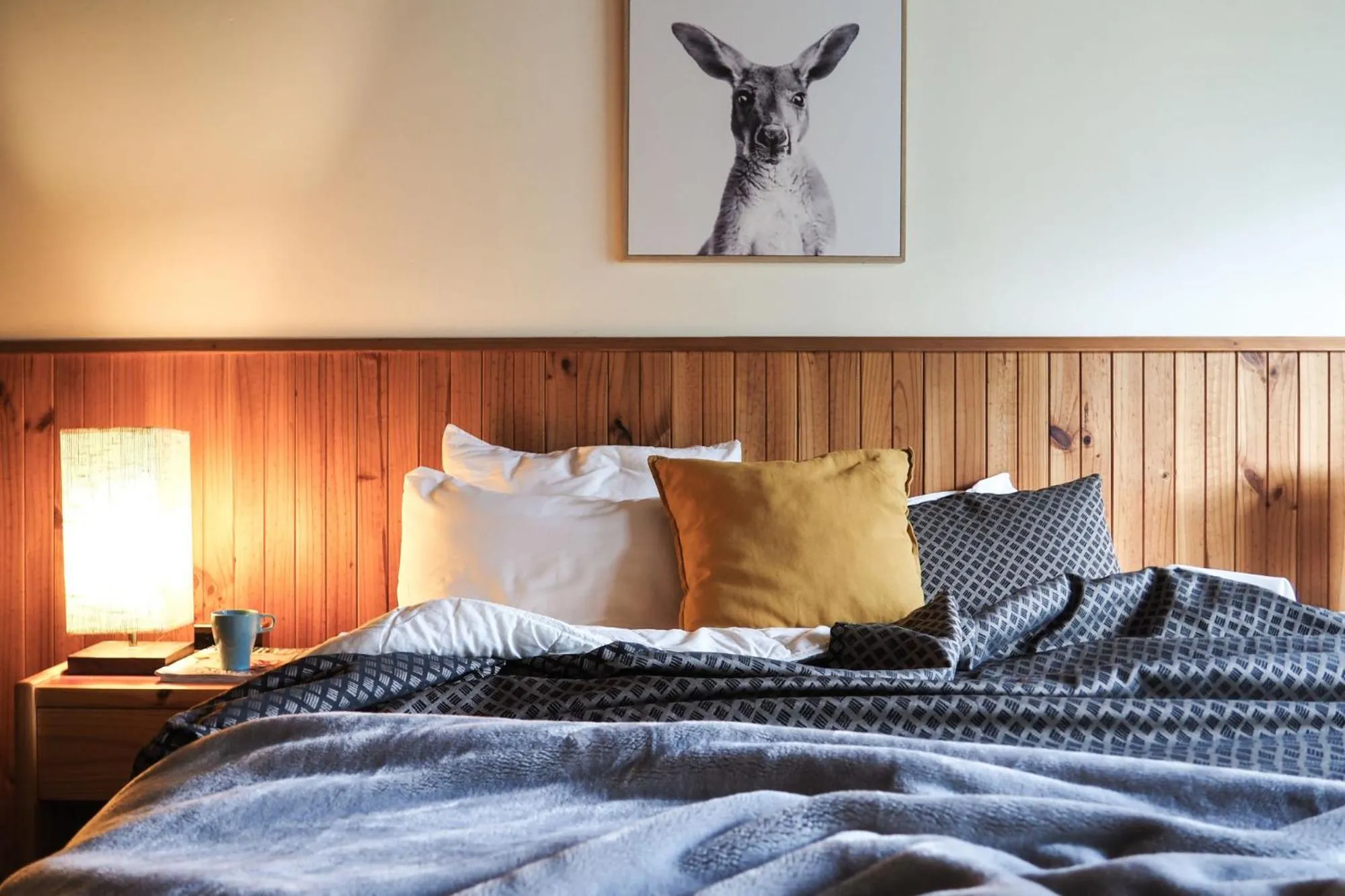 Bed in Forest Lodge Resort