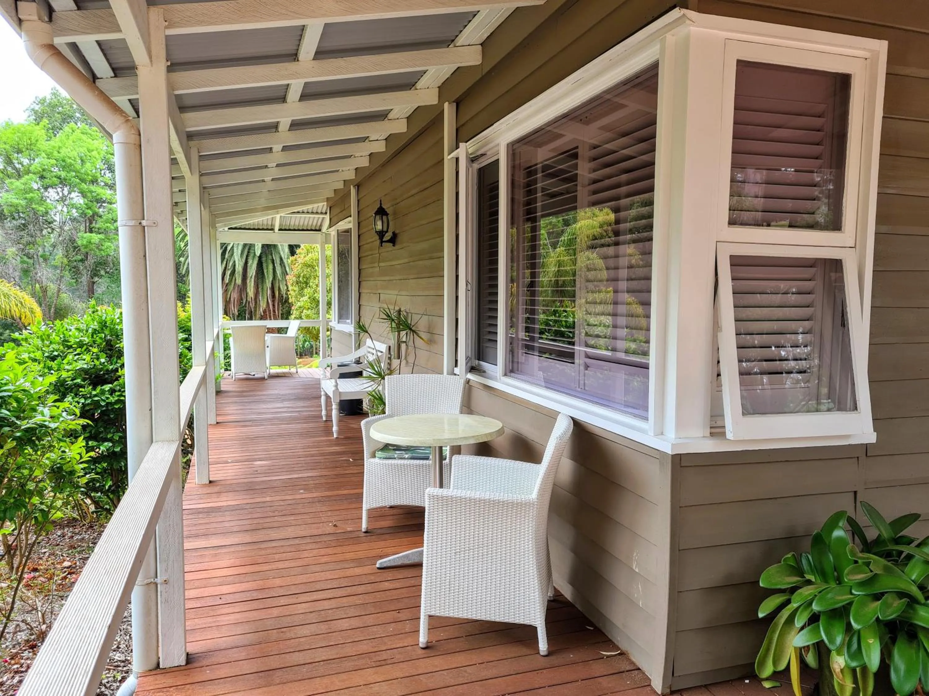 Patio in Forest Lodge Resort