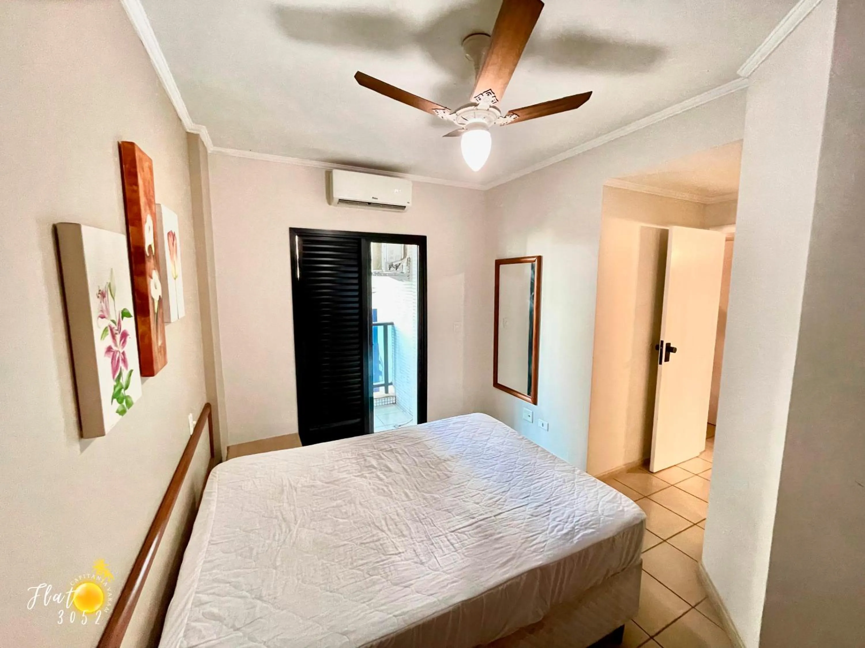 Bed in Flat Capitania Varam