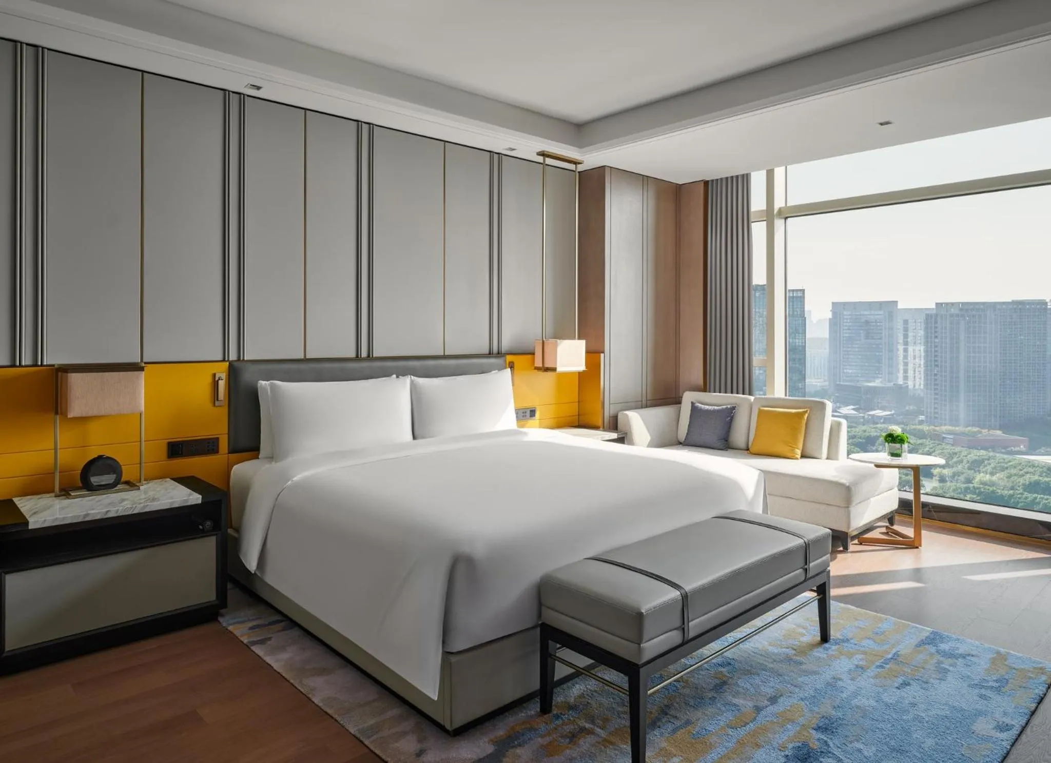 Photo of the whole room, Bed in The Azure Ningbo, Vignette Collection