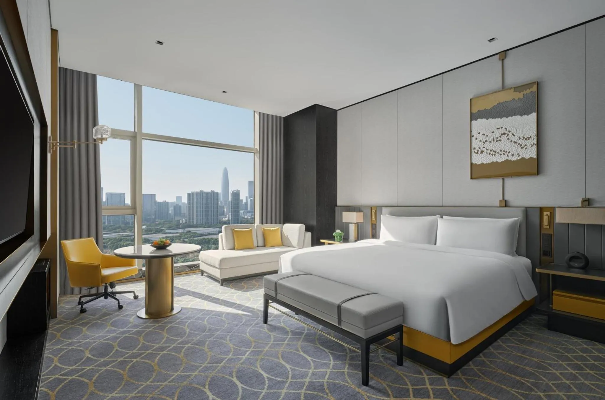 Photo of the whole room, Bed in The Azure Ningbo, Vignette Collection