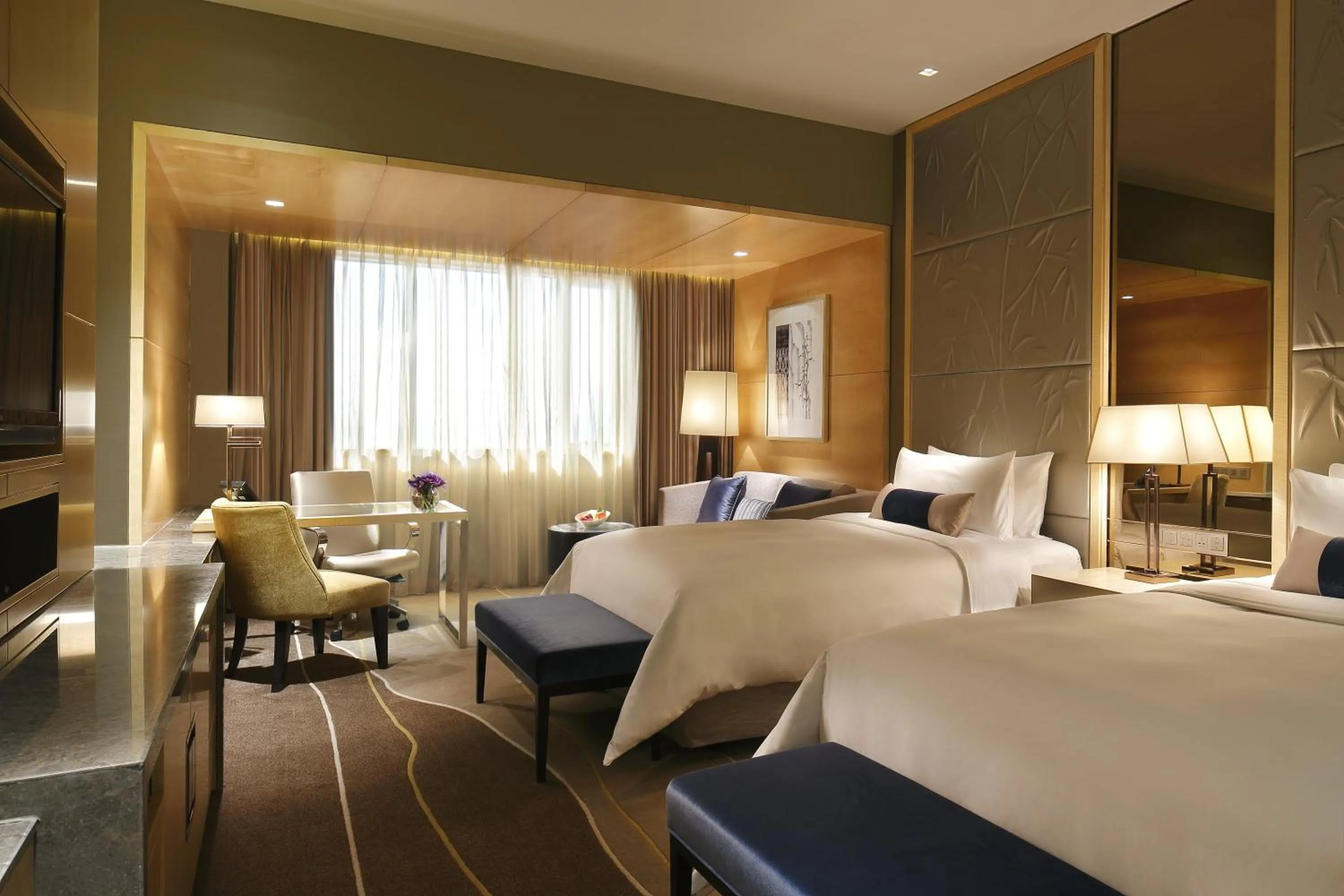 Photo of the whole room, Bed in The Azure Ningbo, Vignette Collection