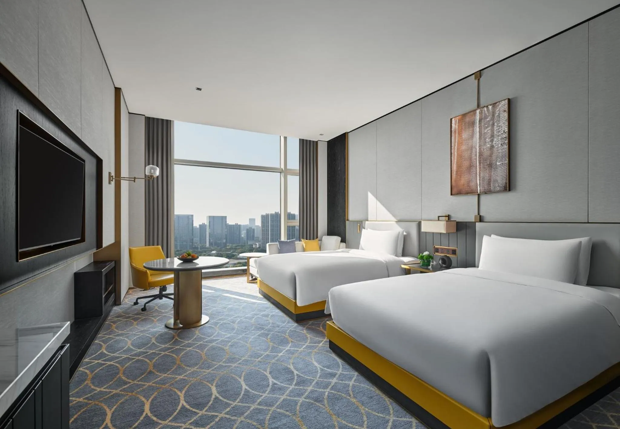 Photo of the whole room, Bed in The Azure Ningbo, Vignette Collection