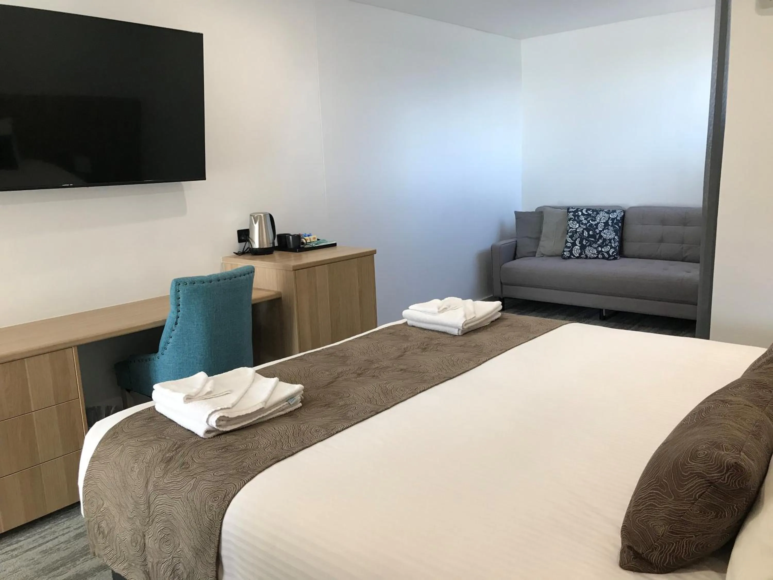 Bed in The Osmond Motel & Apartments