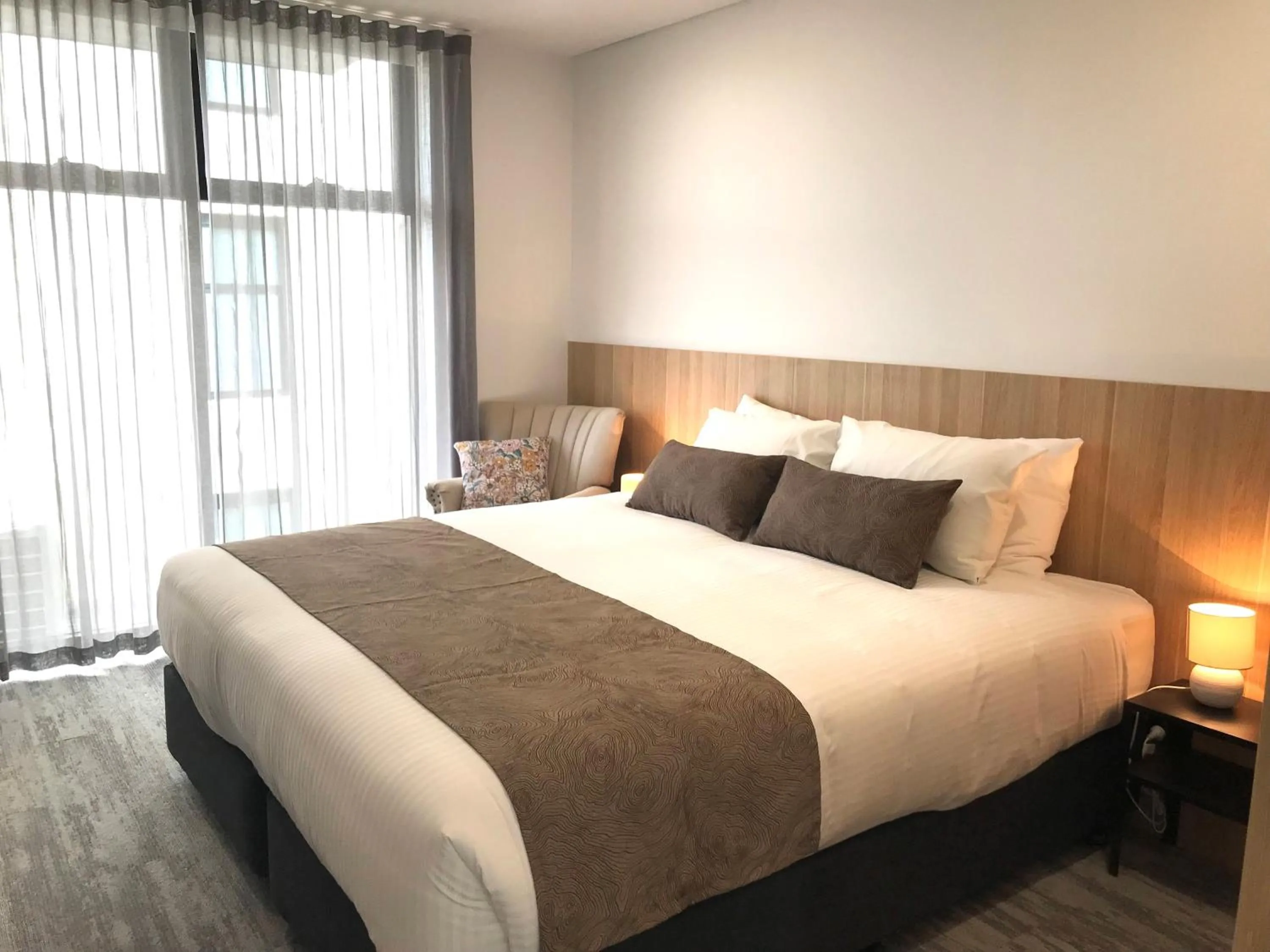 Bed in The Osmond Motel & Apartments