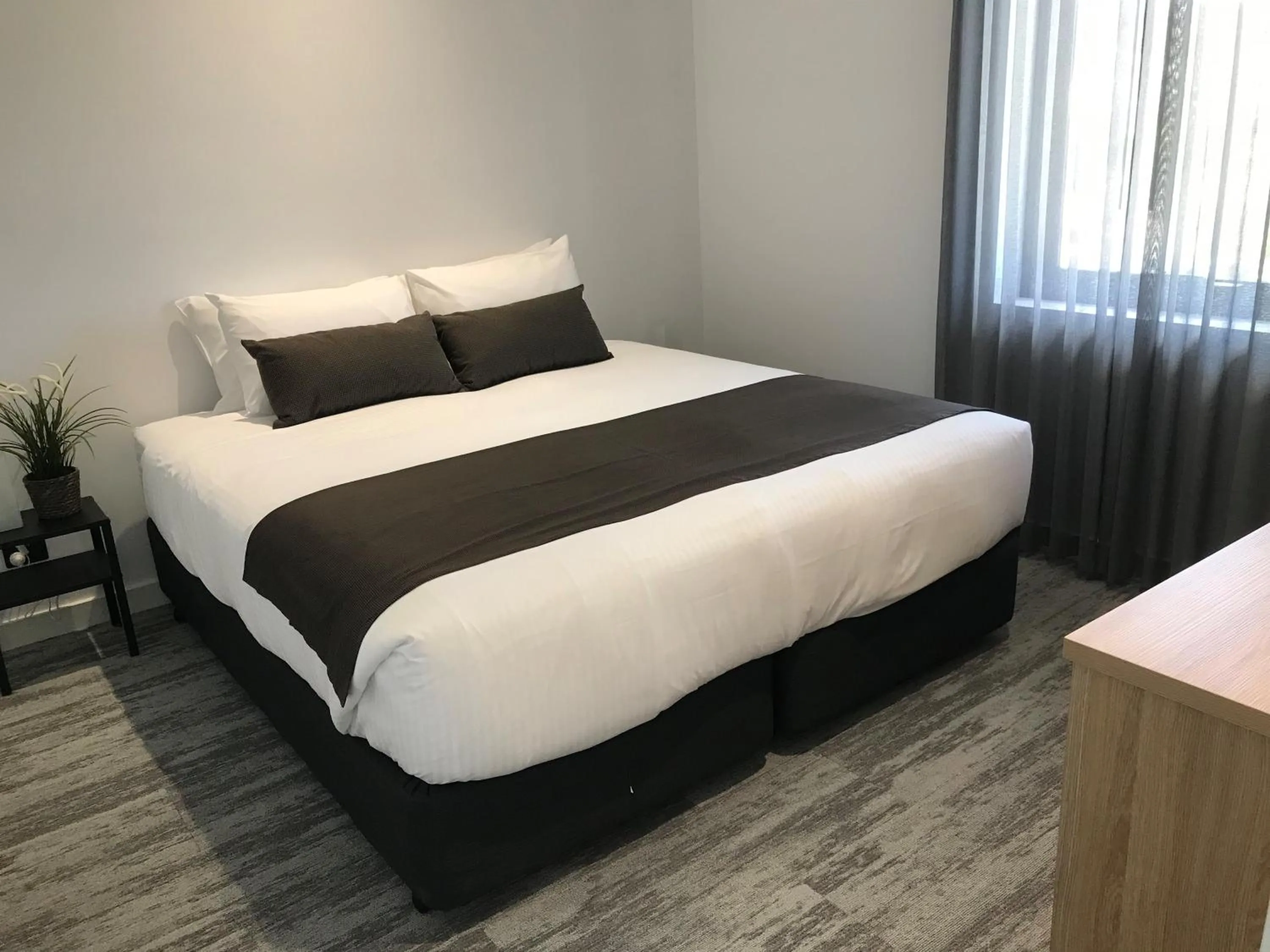 Bed in The Osmond Motel & Apartments