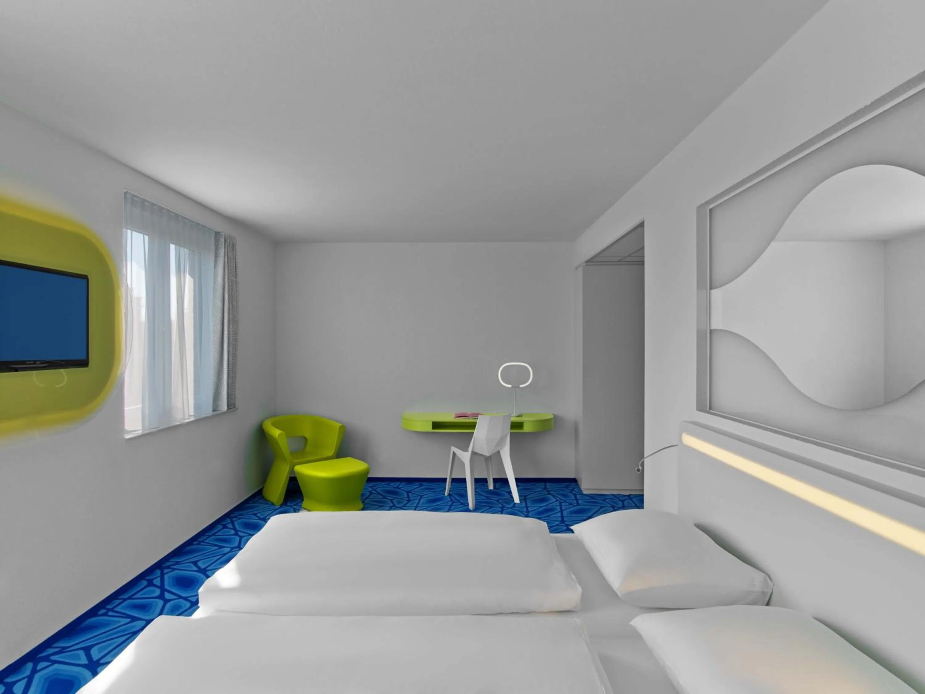 Bed in prizeotel Hamburg-City