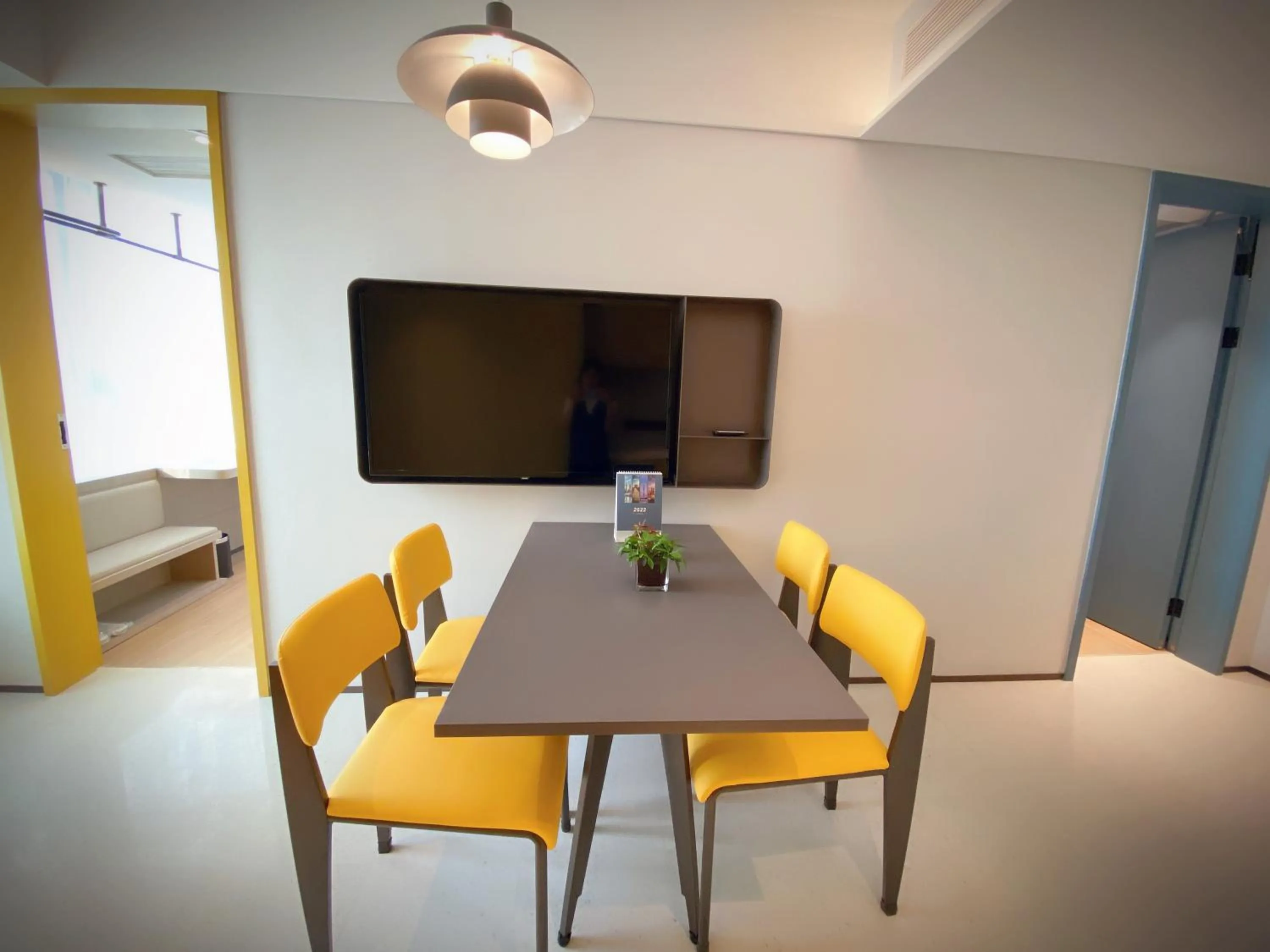 Living room in lyf Dayanta Xi'an by the Ascott Limited free gym & free park & free laundry room