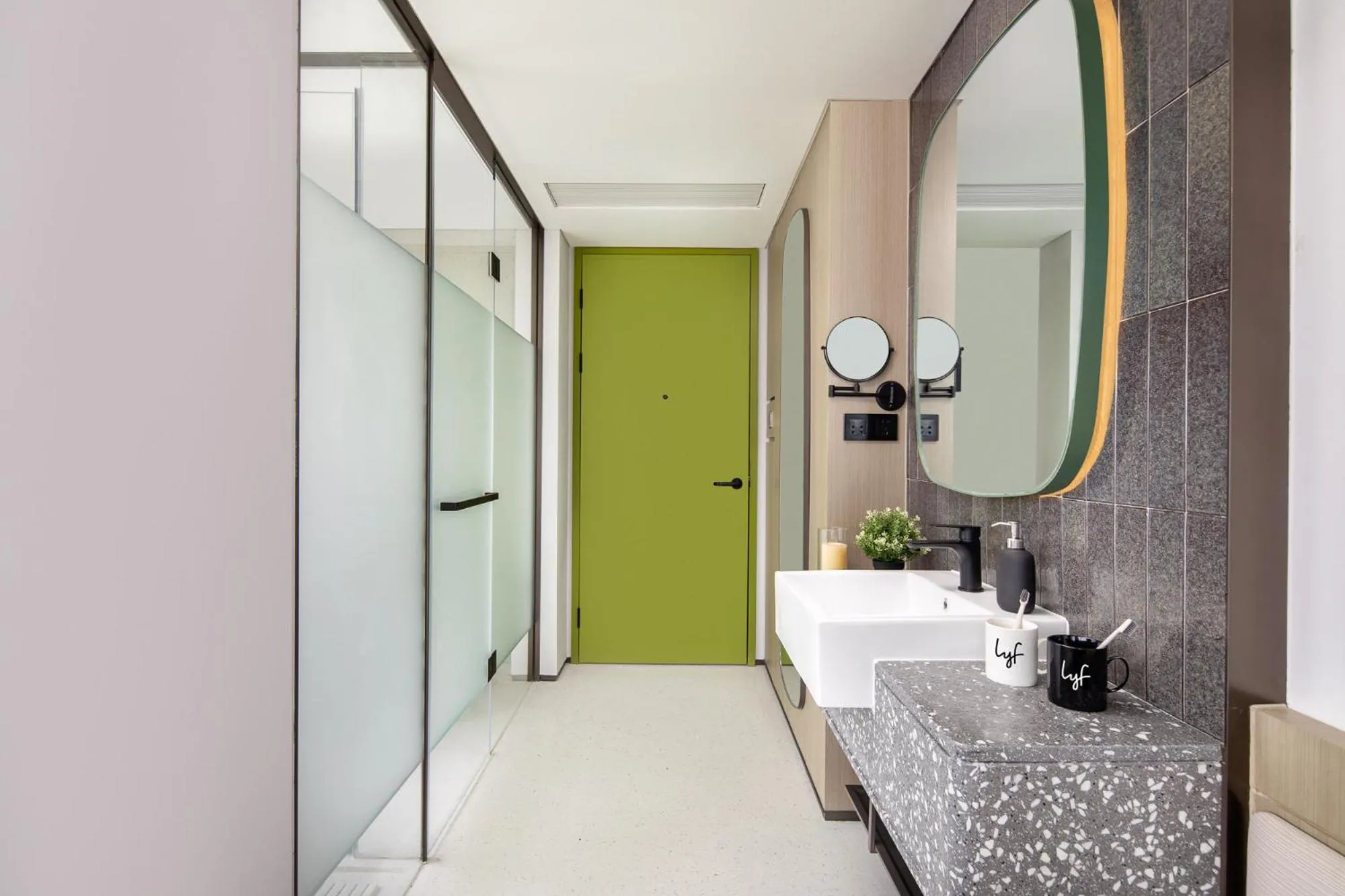 Toilet in lyf Dayanta Xi'an by the Ascott Limited free gym & free park & free laundry room