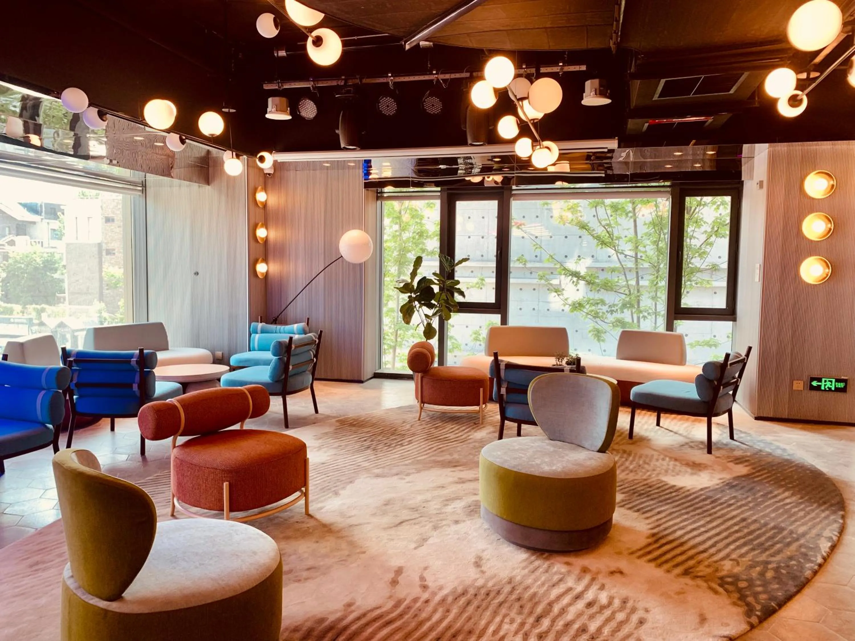 Lobby or reception in lyf Dayanta Xi'an by the Ascott Limited free gym & free park & free laundry room