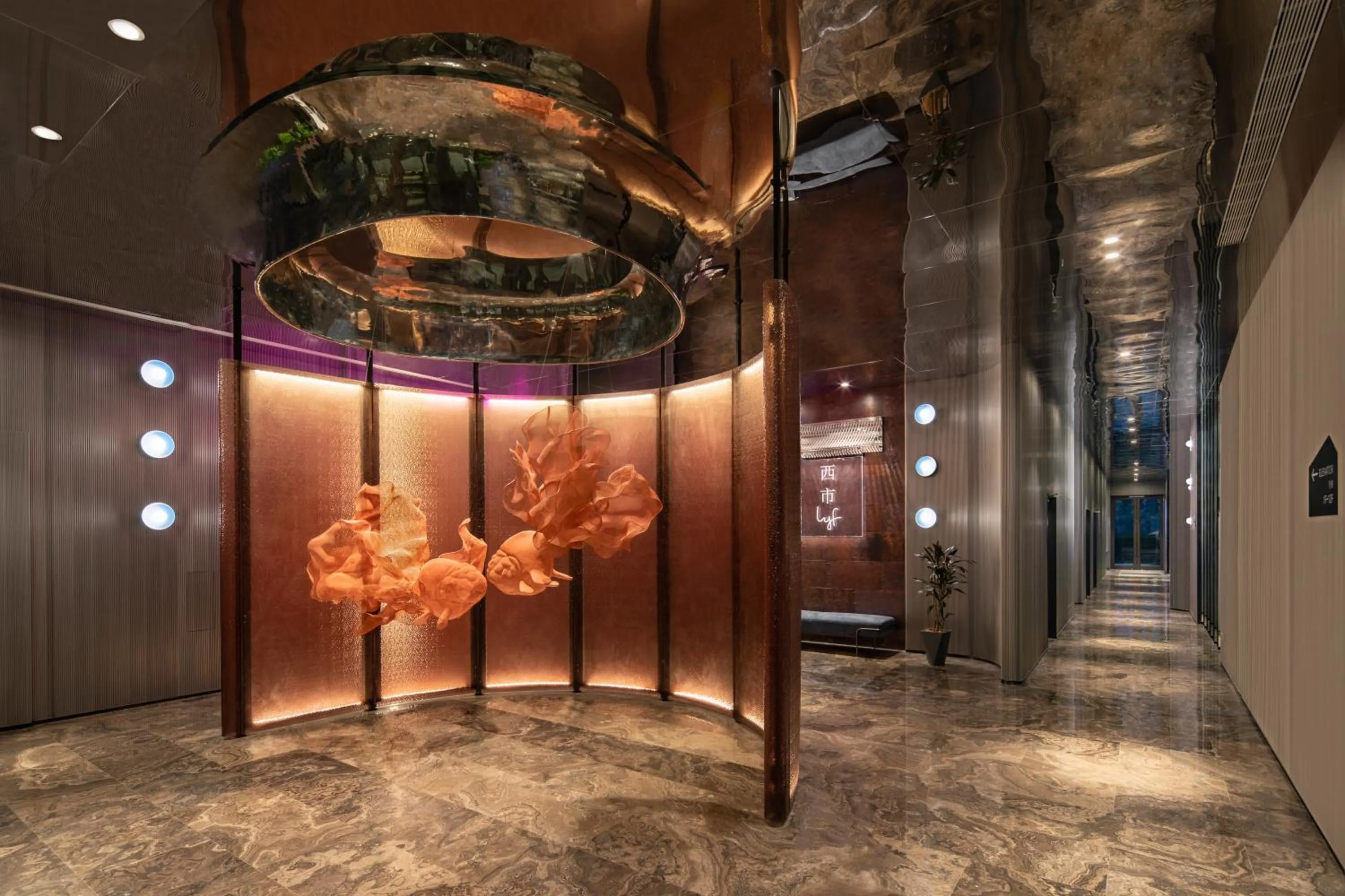 Lobby or reception in lyf Dayanta Xi'an by the Ascott Limited free gym & free park & free laundry room