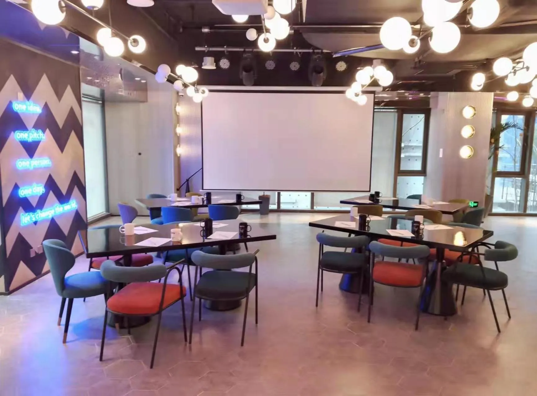 Meeting/conference room in lyf Dayanta Xi'an by the Ascott Limited free gym & free park & free laundry room