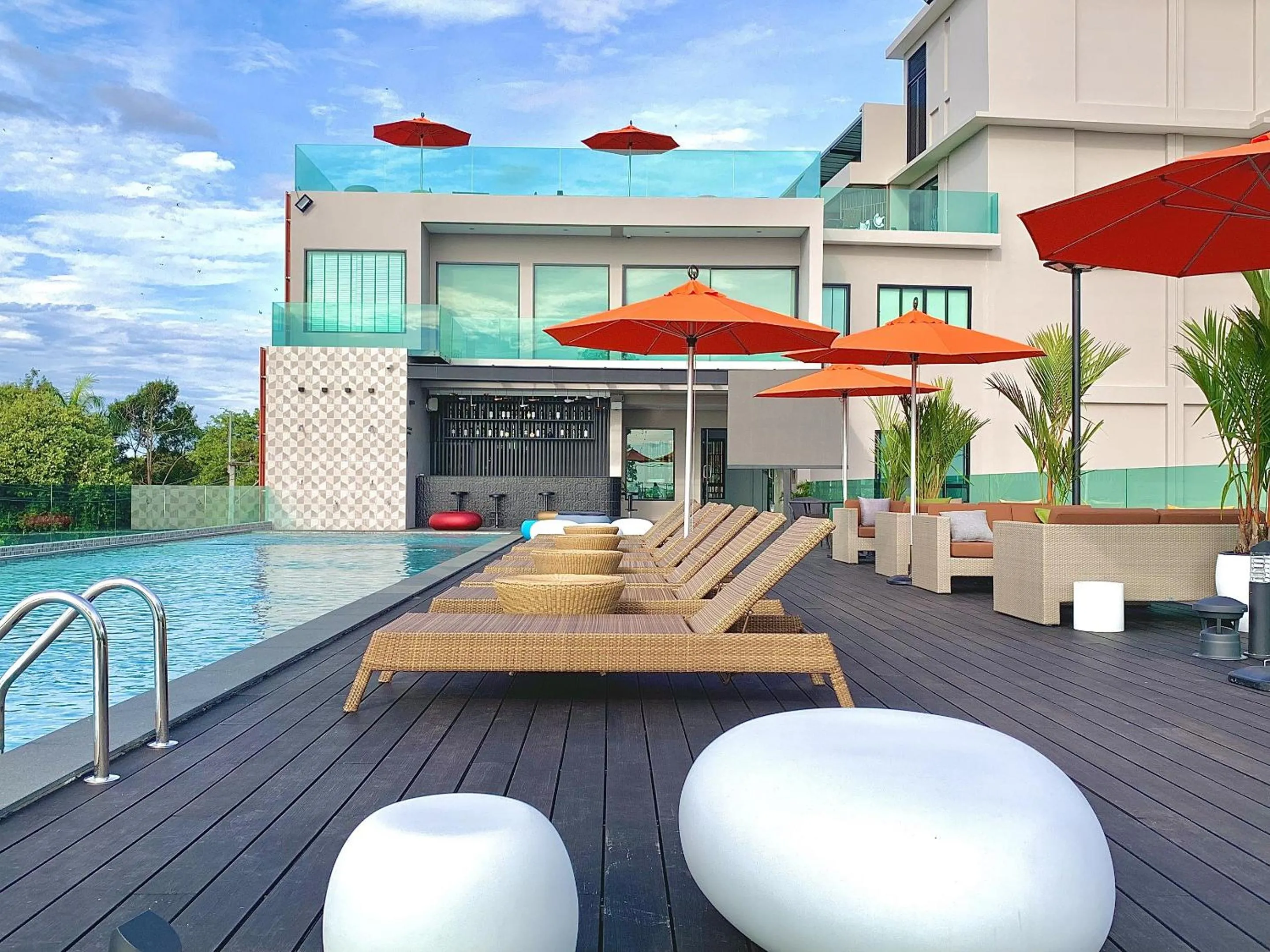 Swimming pool in The Poem Hotel