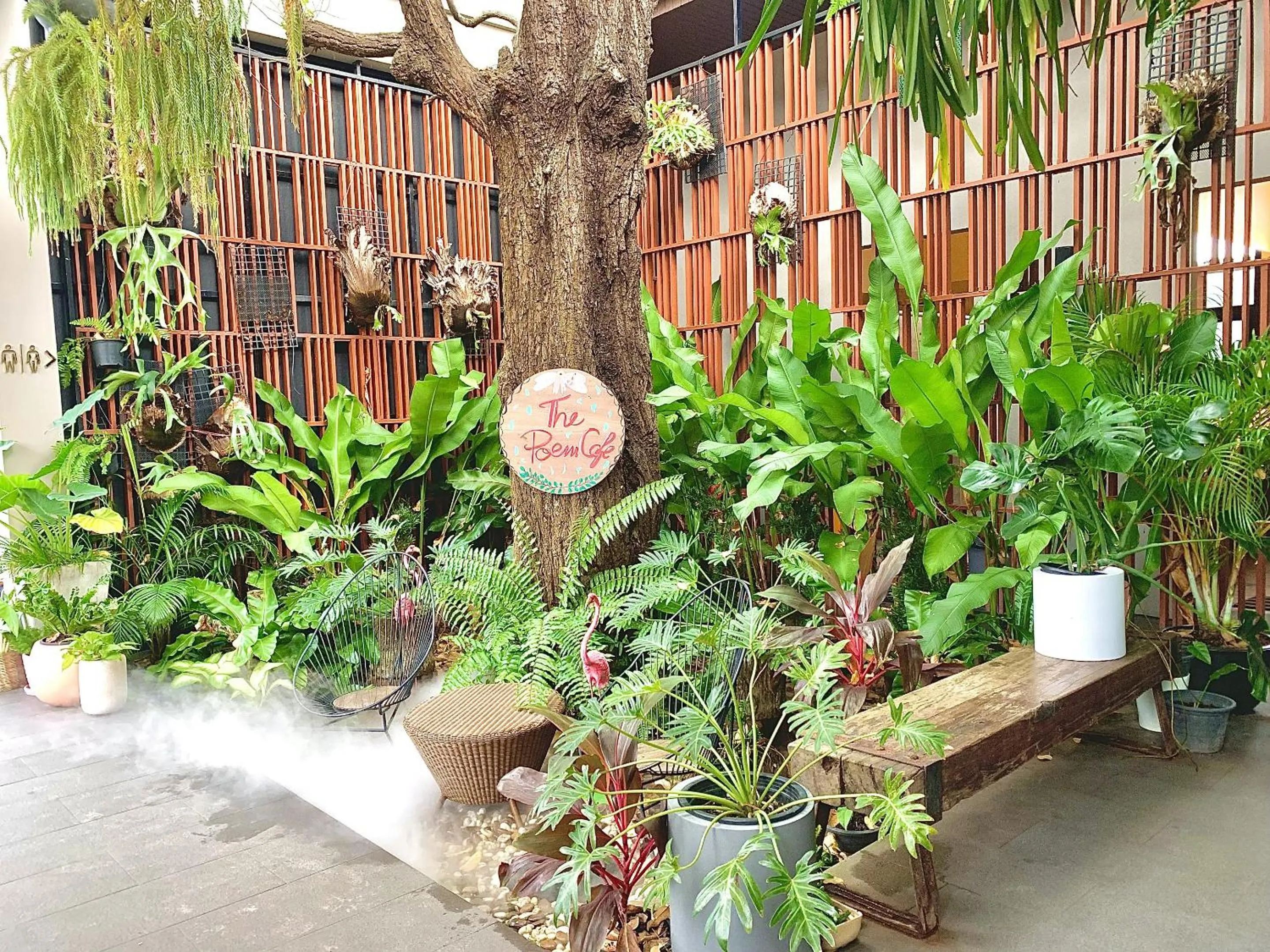 Garden in The Poem Hotel