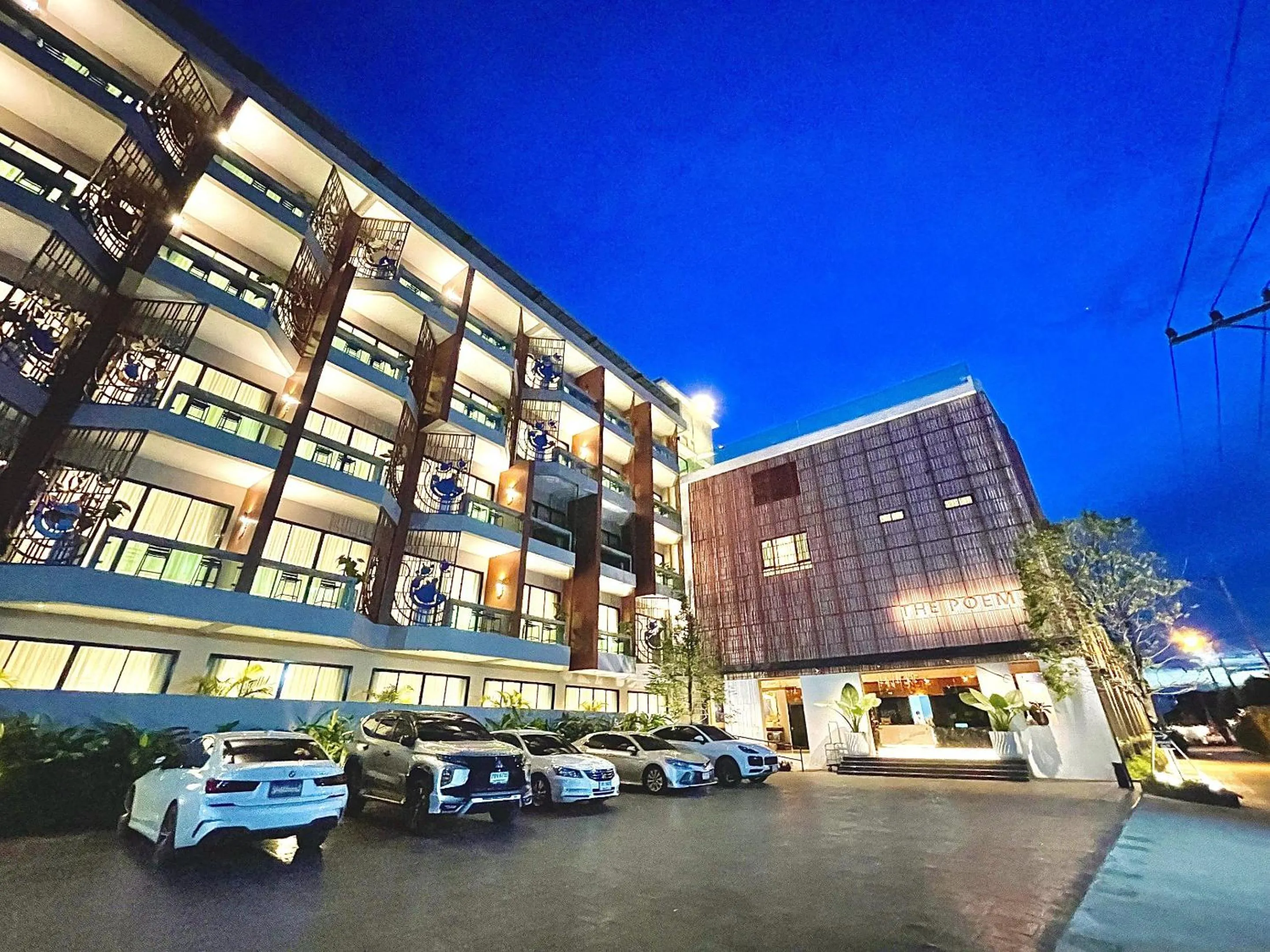 Property building in The Poem Hotel