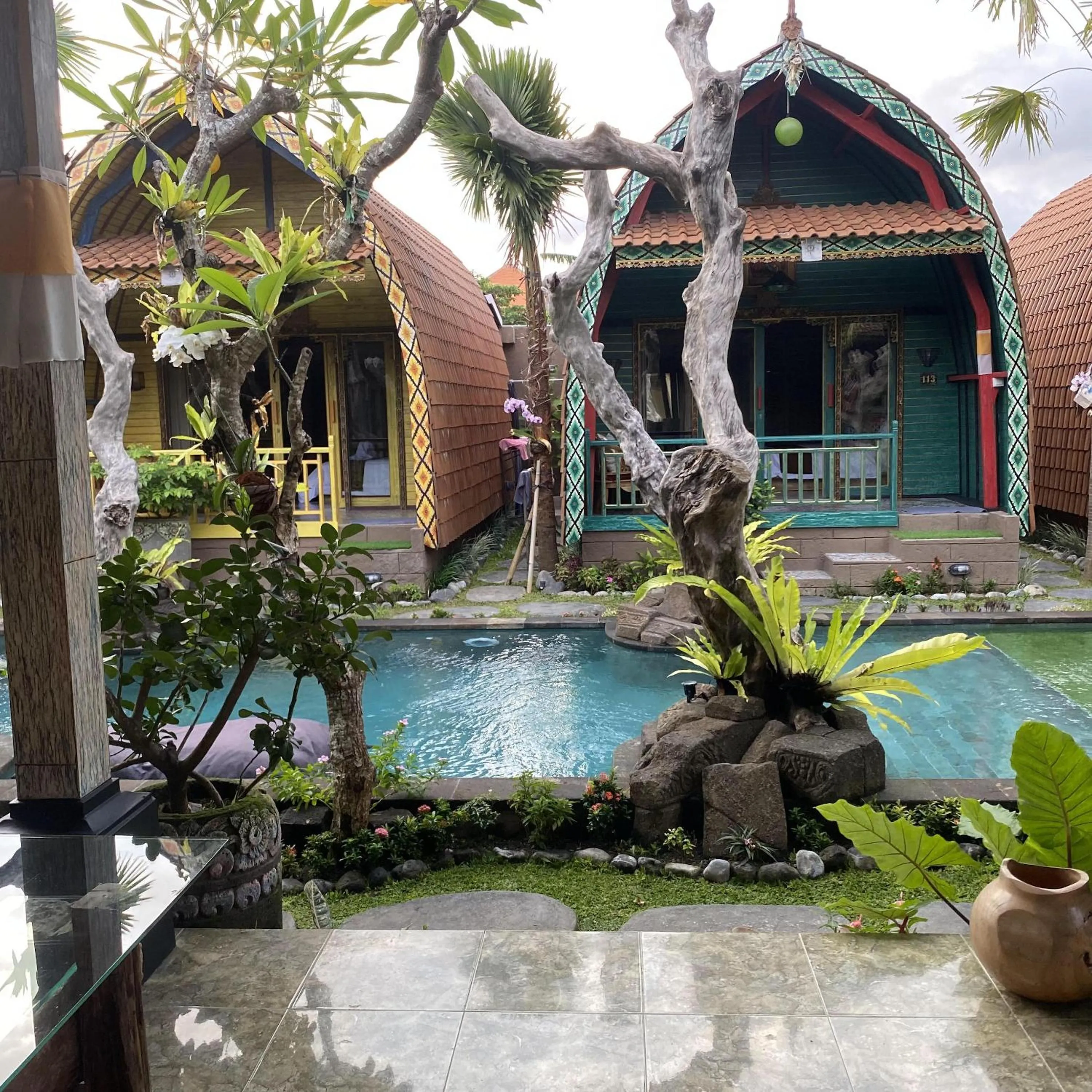 Balcony/Terrace in Villa Telaga Wana