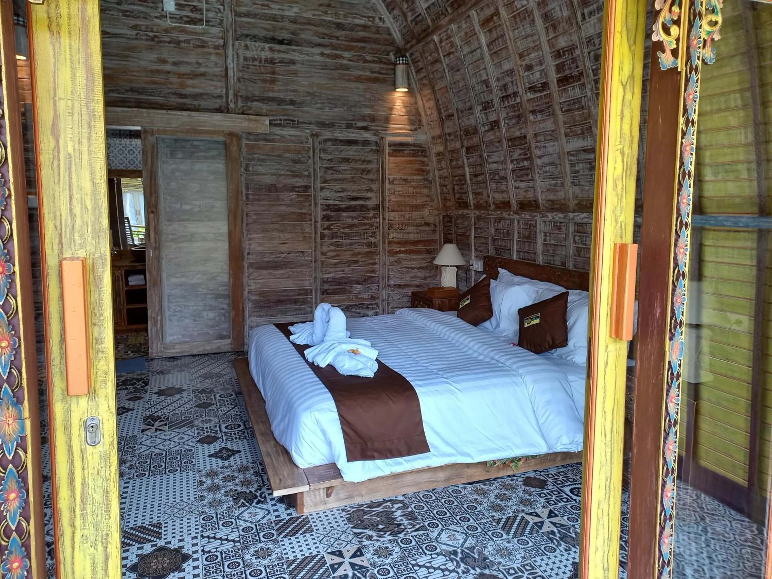 Bed in Villa Telaga Wana