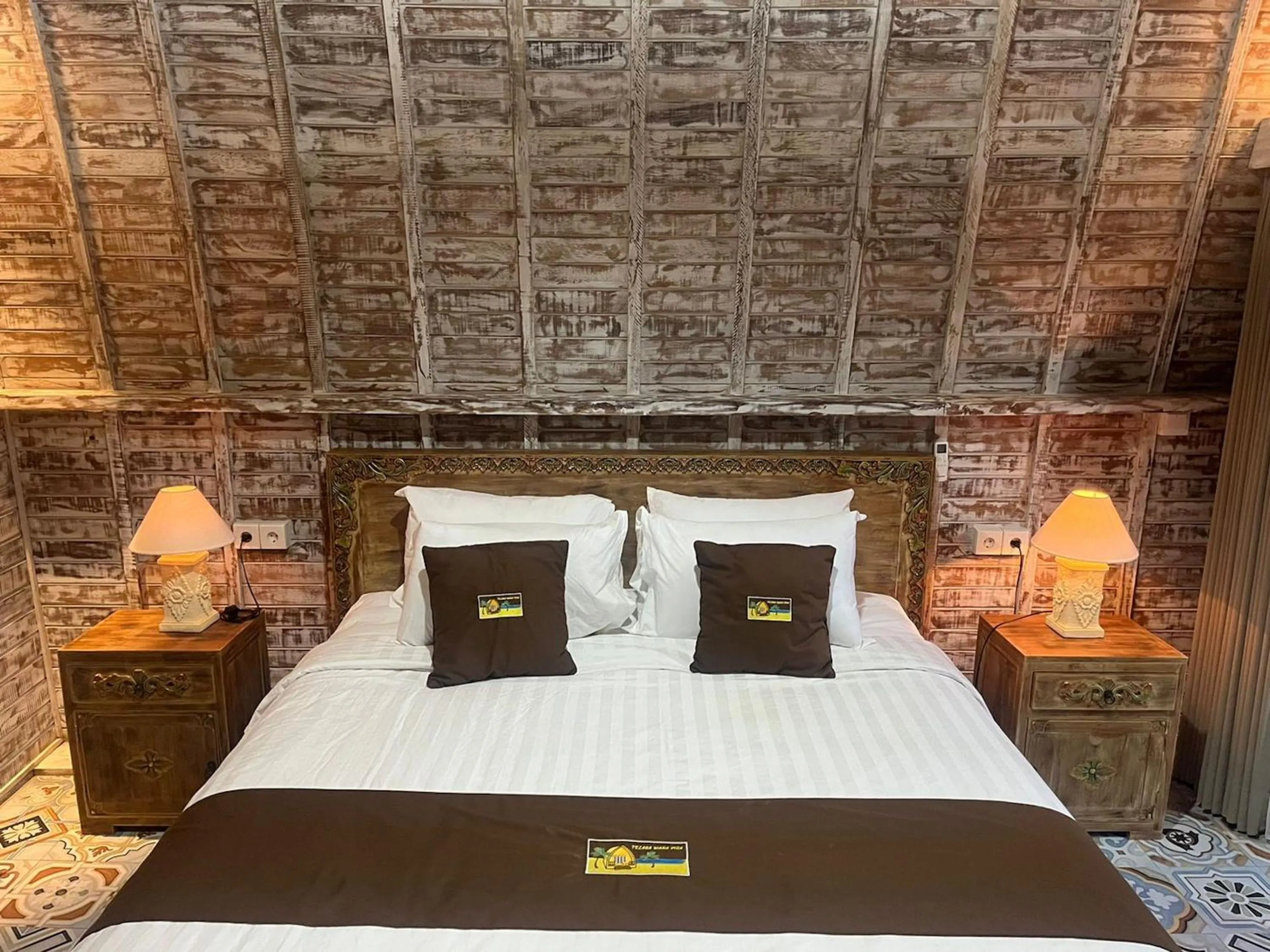 Bed in Villa Telaga Wana