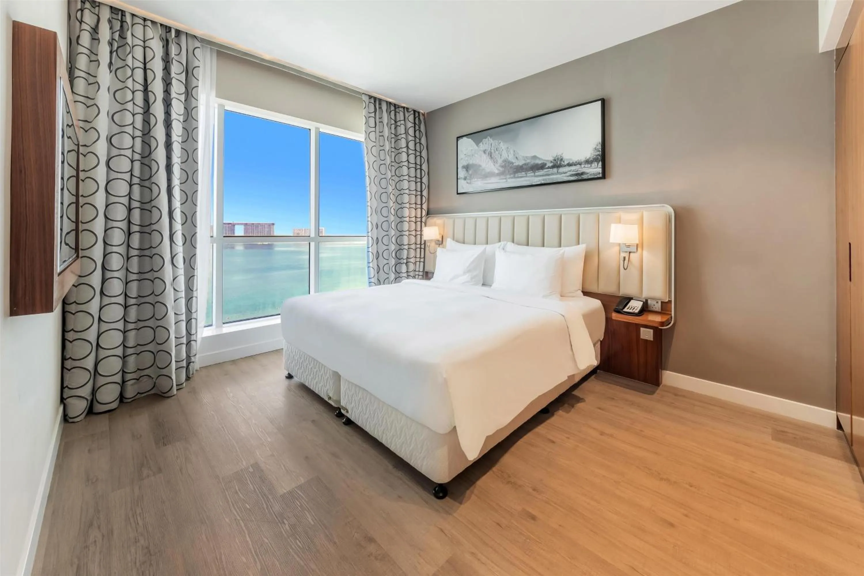 Photo of the whole room, Bed in Radisson Resort Ras Al Khaimah Marjan Island