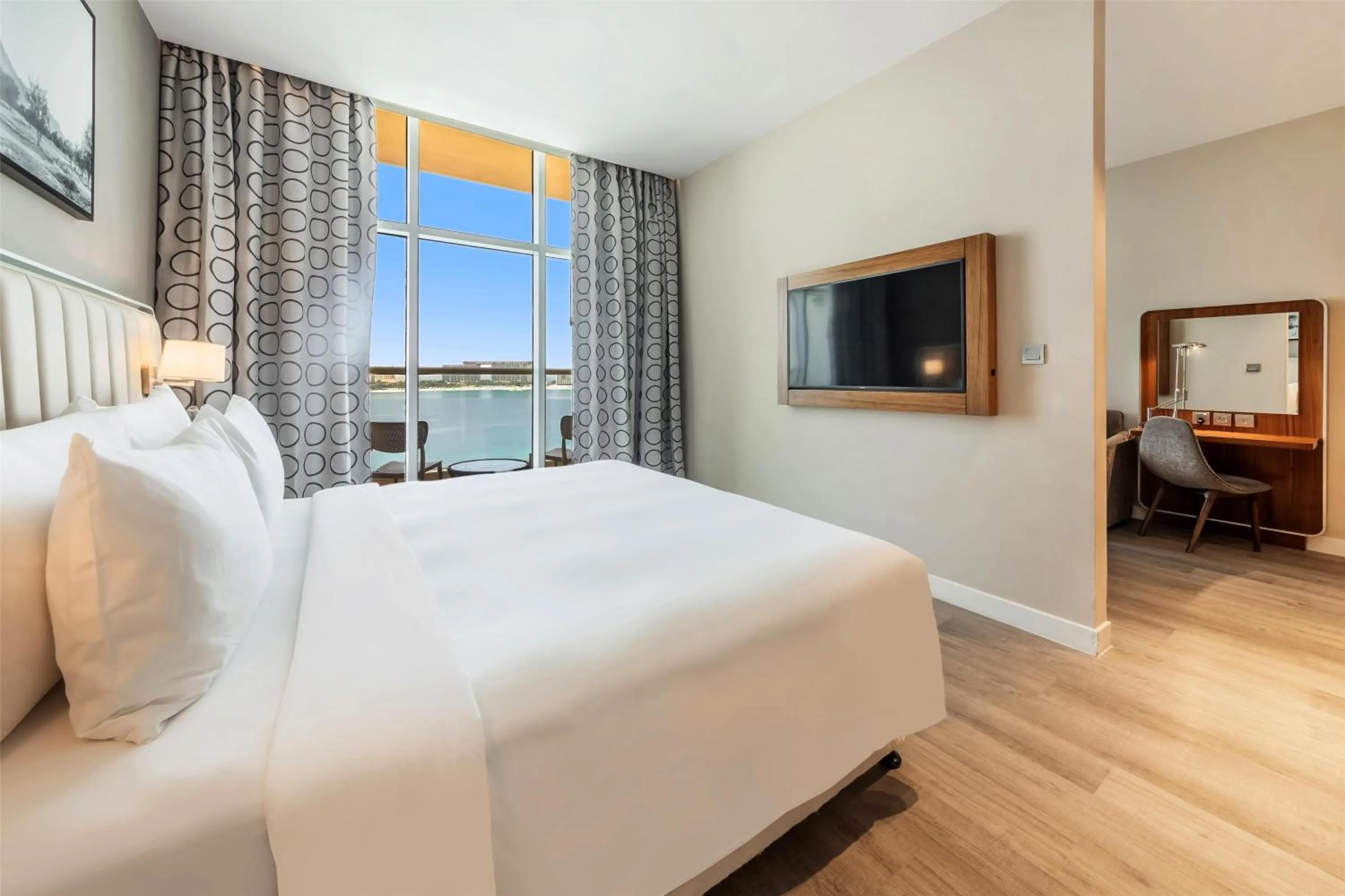 Photo of the whole room, Bed in Radisson Resort Ras Al Khaimah Marjan Island