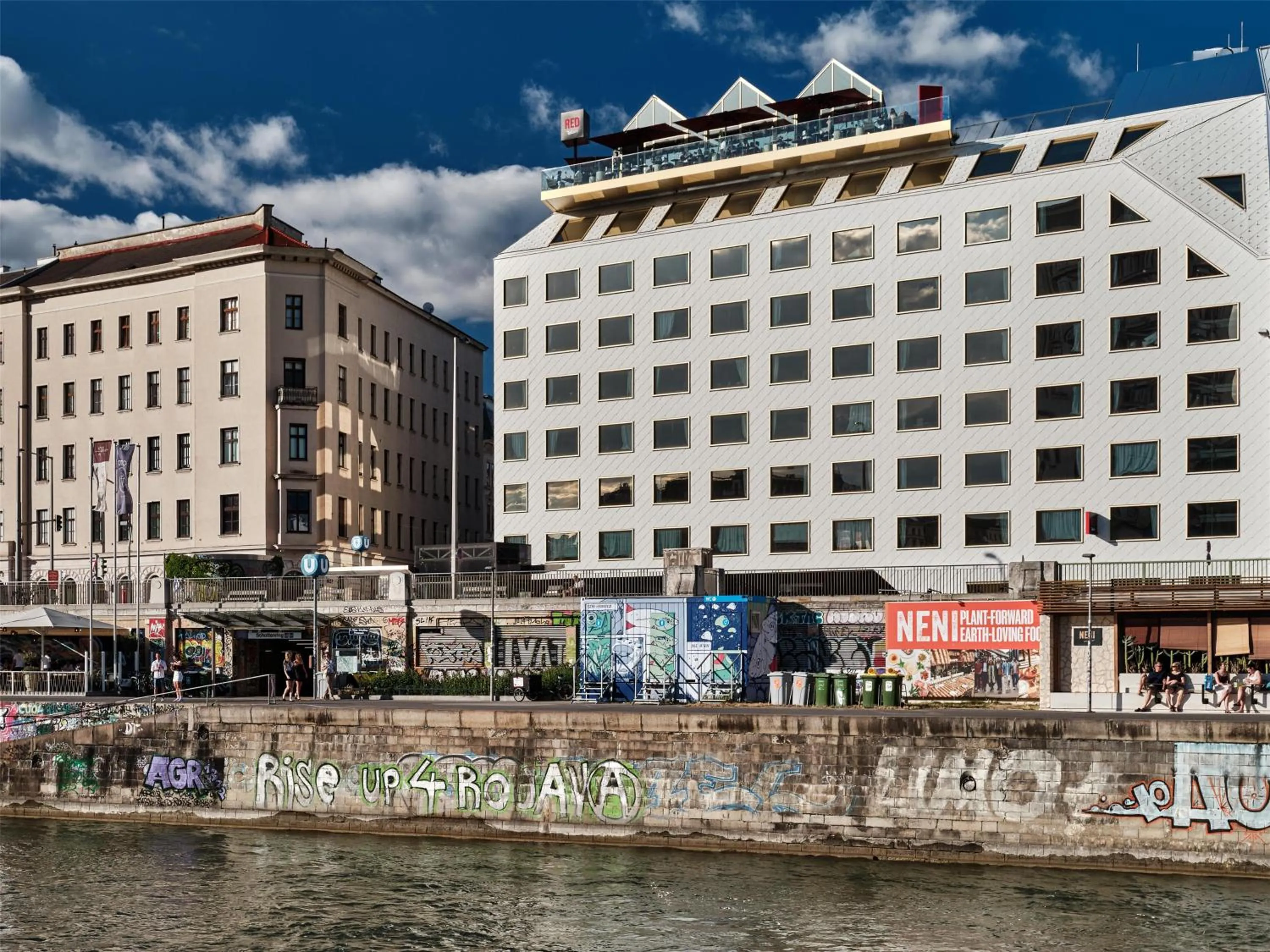 Property building in Radisson RED Hotel, Vienna