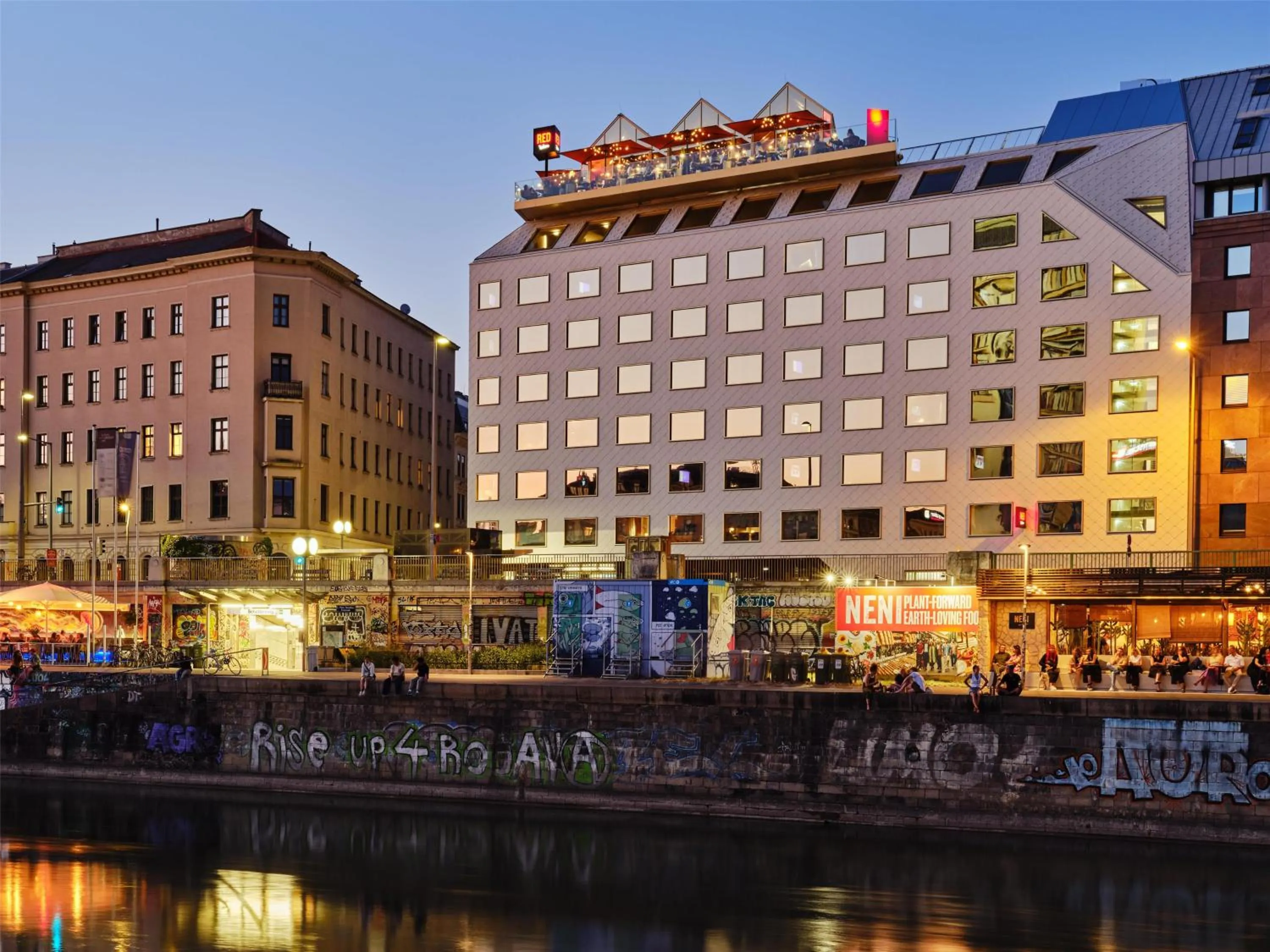 Property building in Radisson RED Hotel, Vienna