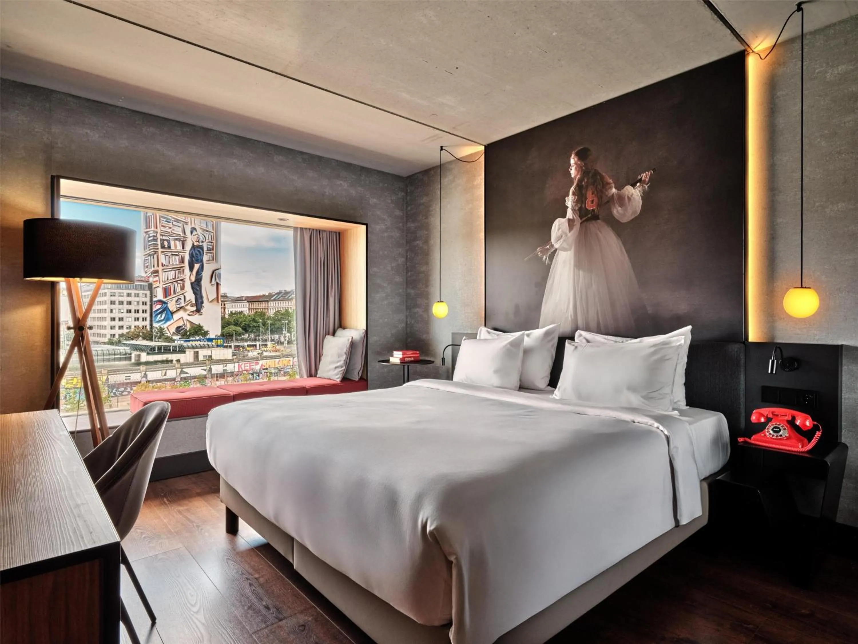 Bedroom, Bed in Radisson RED Hotel, Vienna