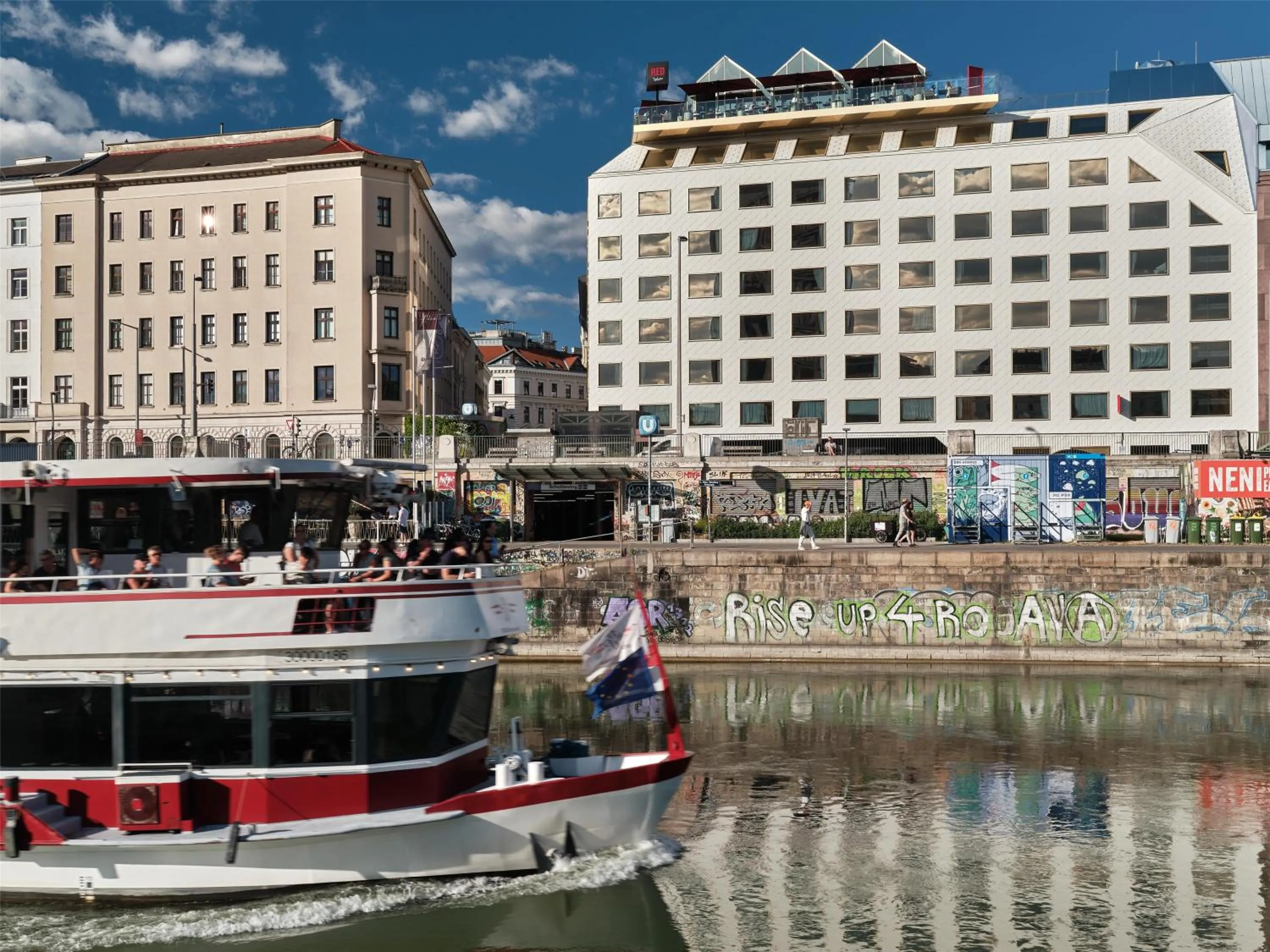 Property building in Radisson RED Hotel, Vienna