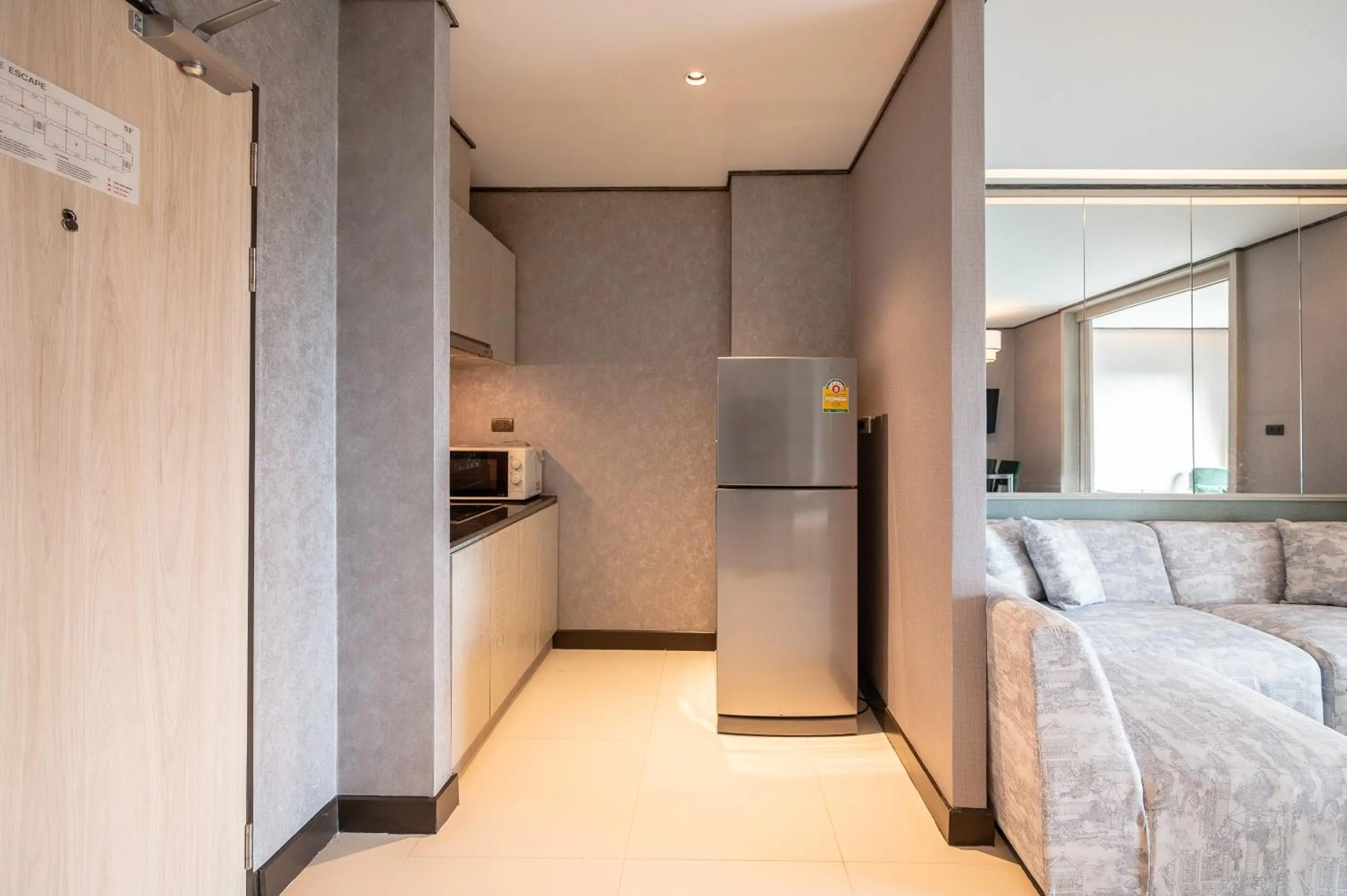 Kitchen or kitchenette in Manhattan Pattaya Hotel - SHA Extra Plus