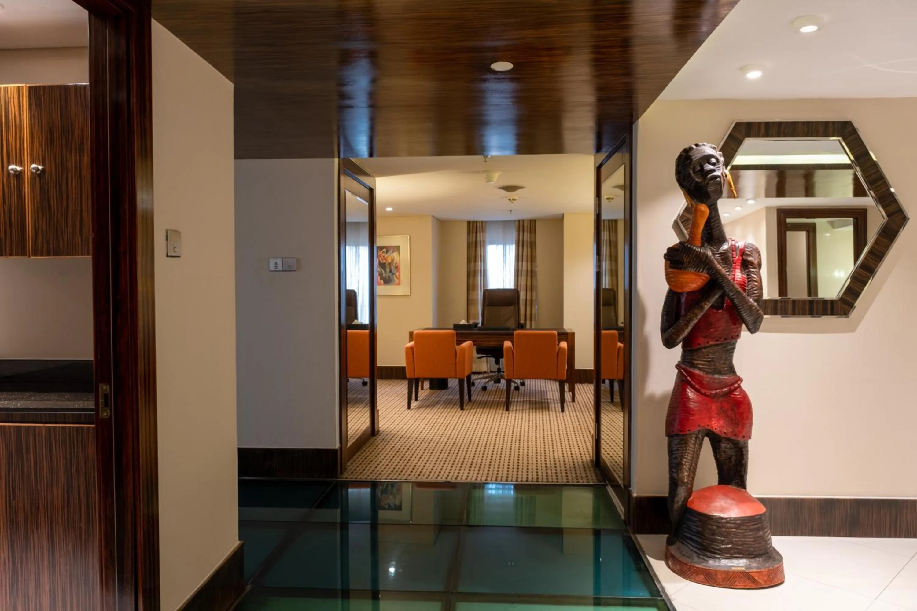 Decorative detail in Lagos Continental Hotel