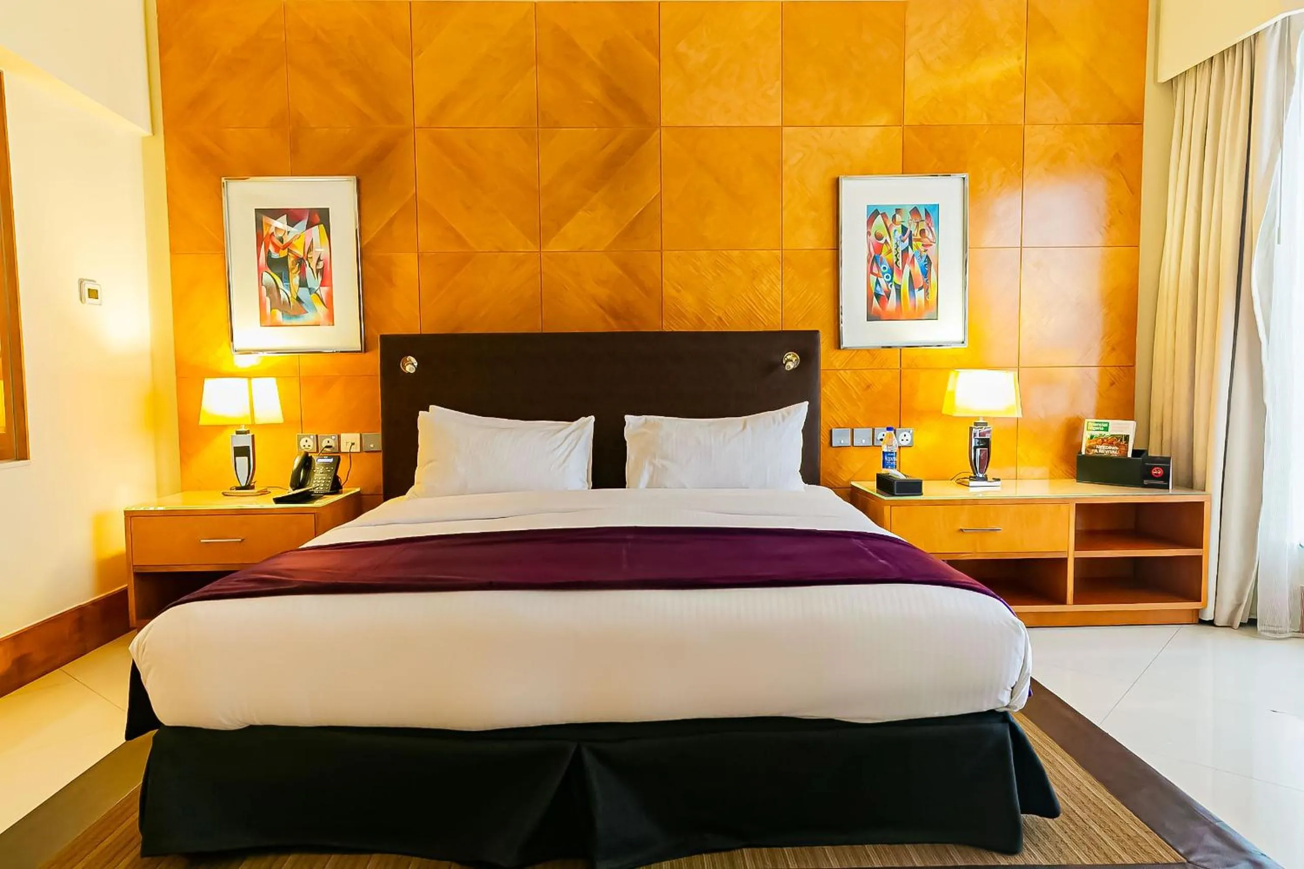 Bed in Lagos Continental Hotel