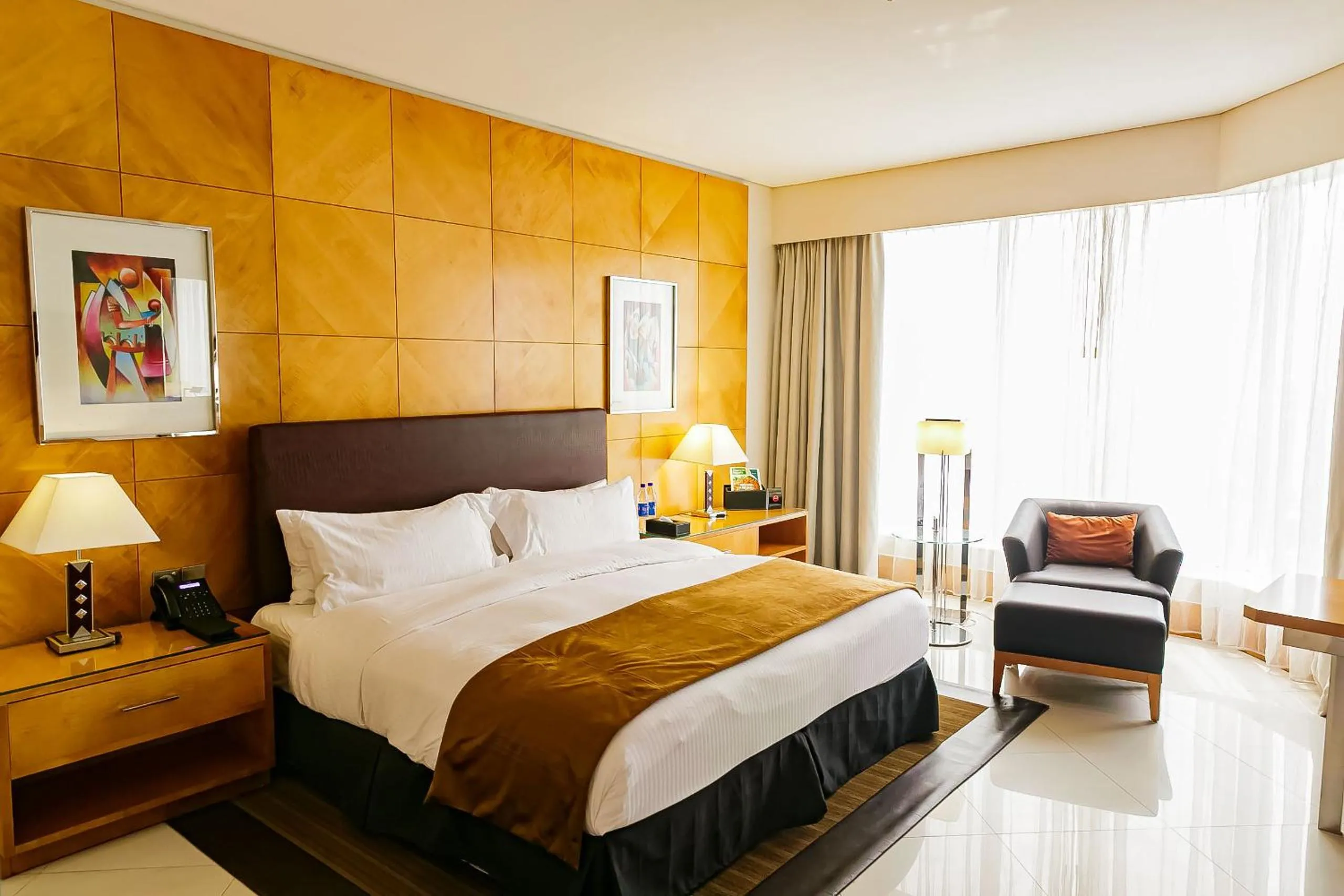 Bed in Lagos Continental Hotel