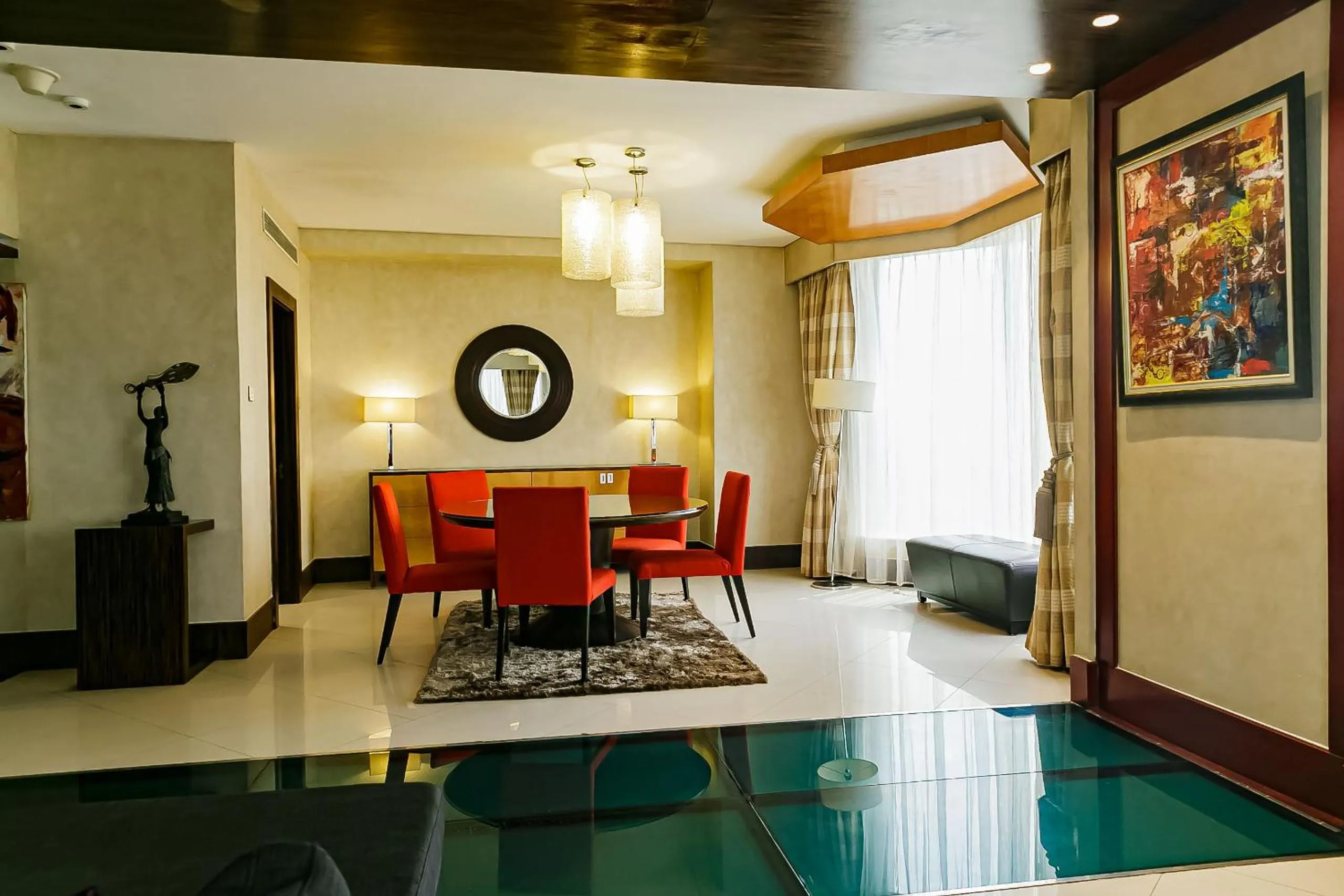 Dining area in Lagos Continental Hotel