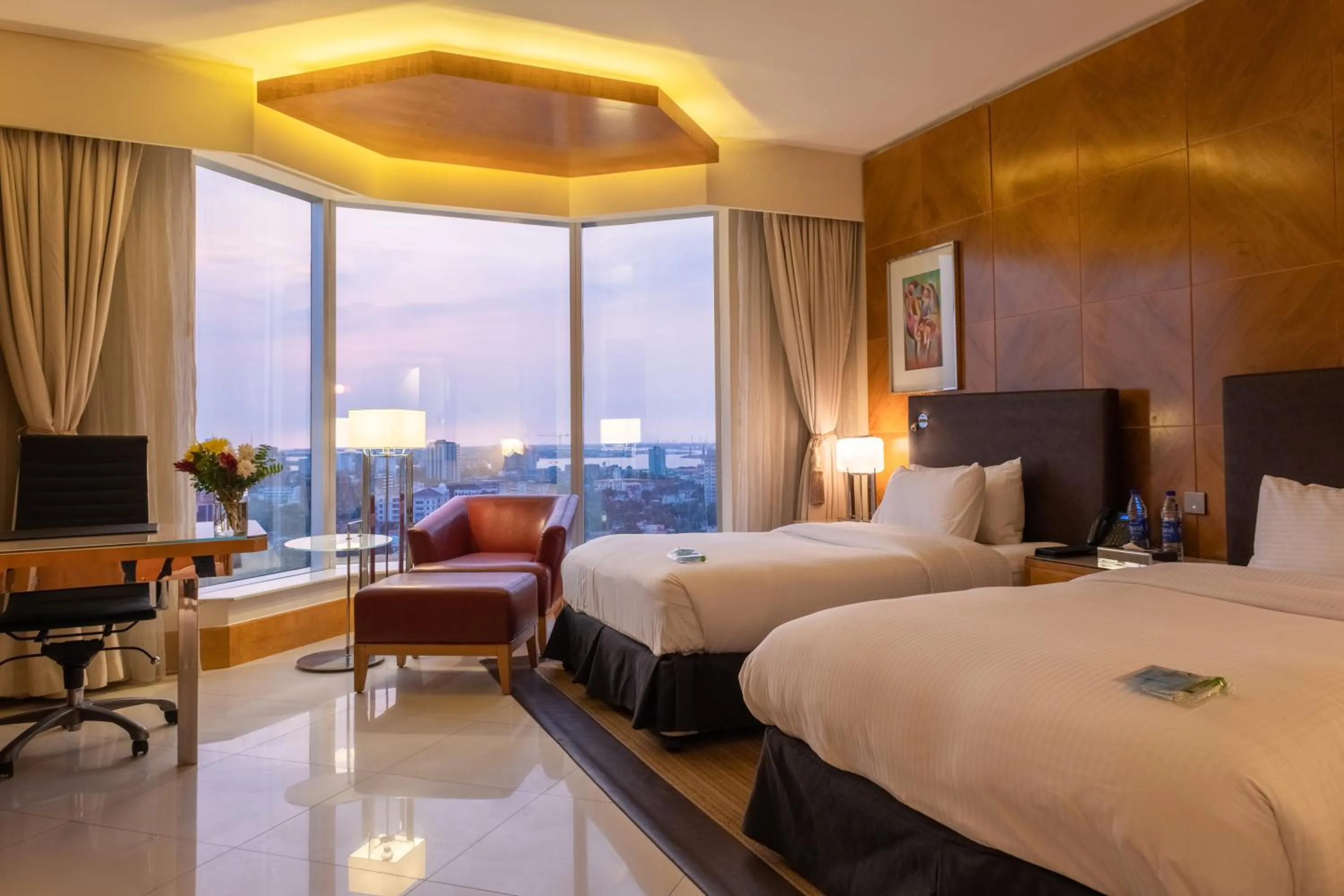 Bed in Lagos Continental Hotel