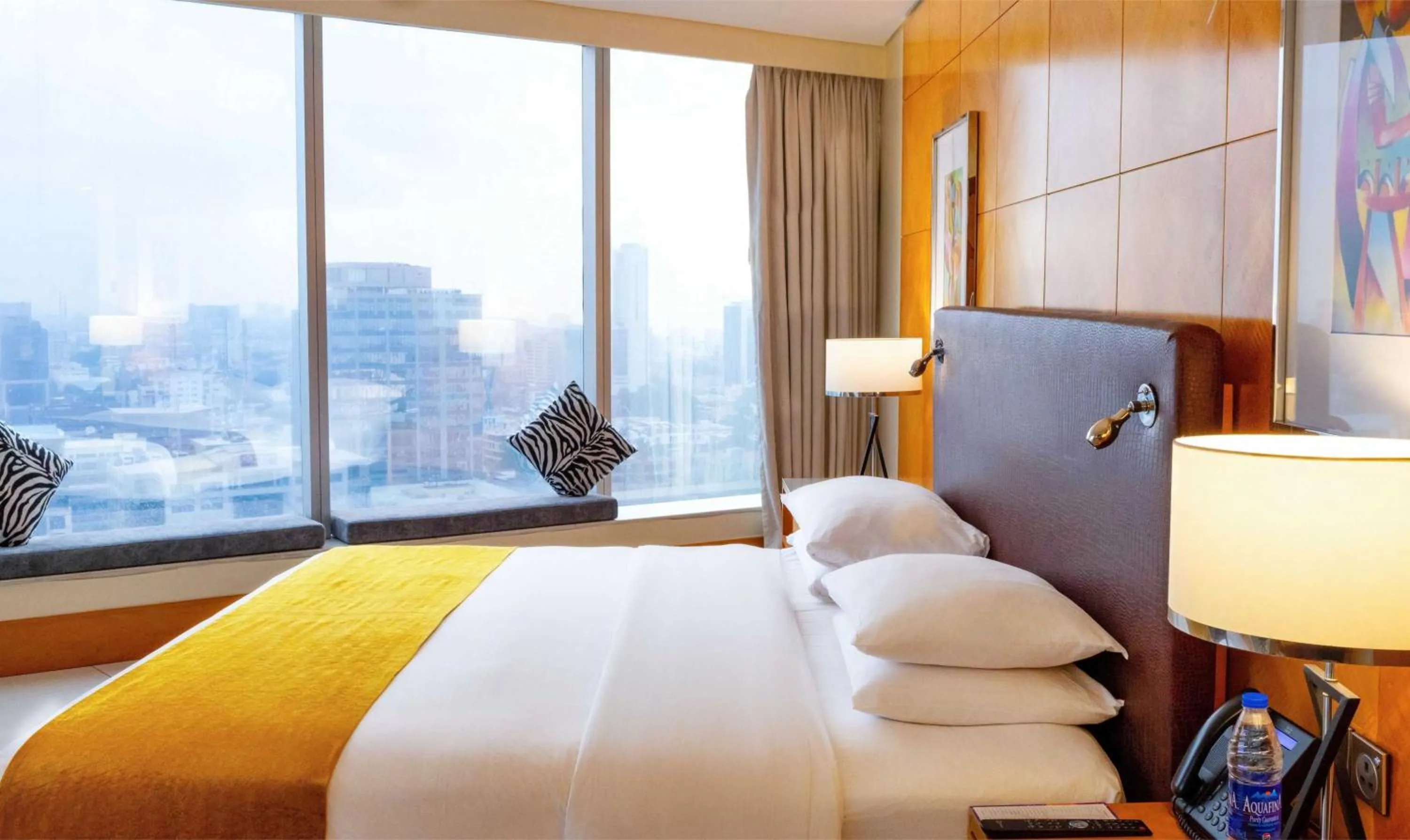 Bed in Lagos Continental Hotel