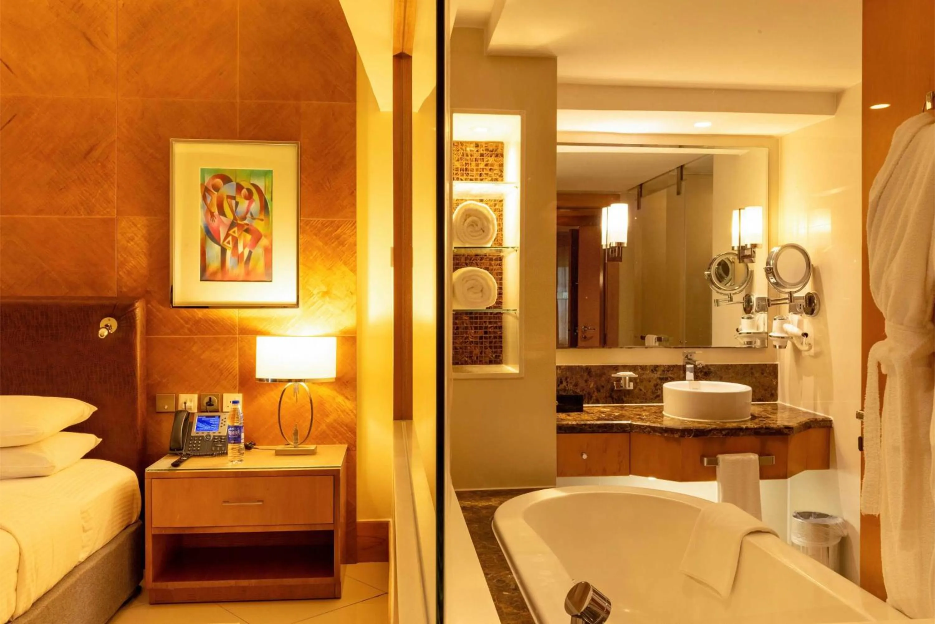 Seating area in Lagos Continental Hotel