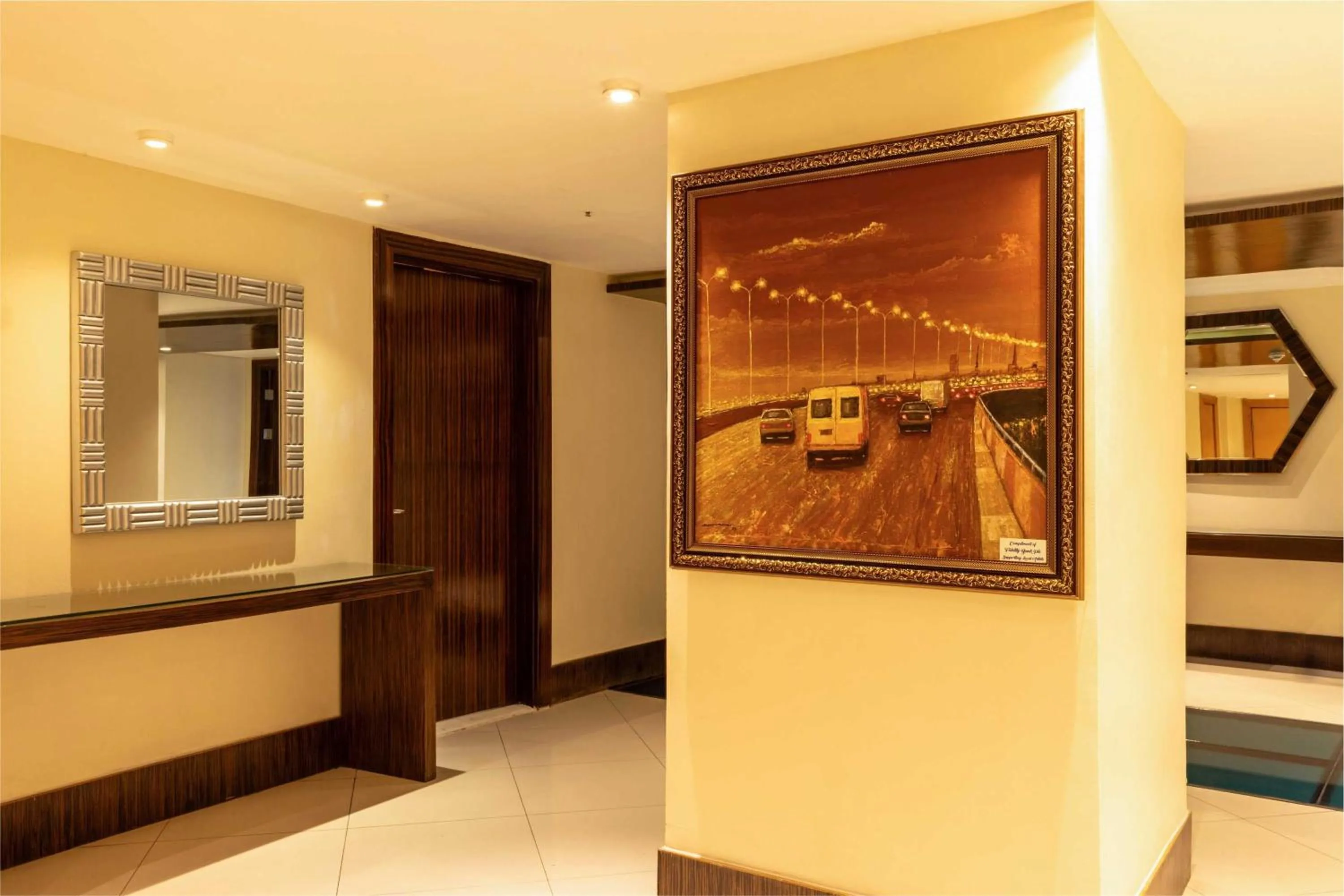 Living room in Lagos Continental Hotel