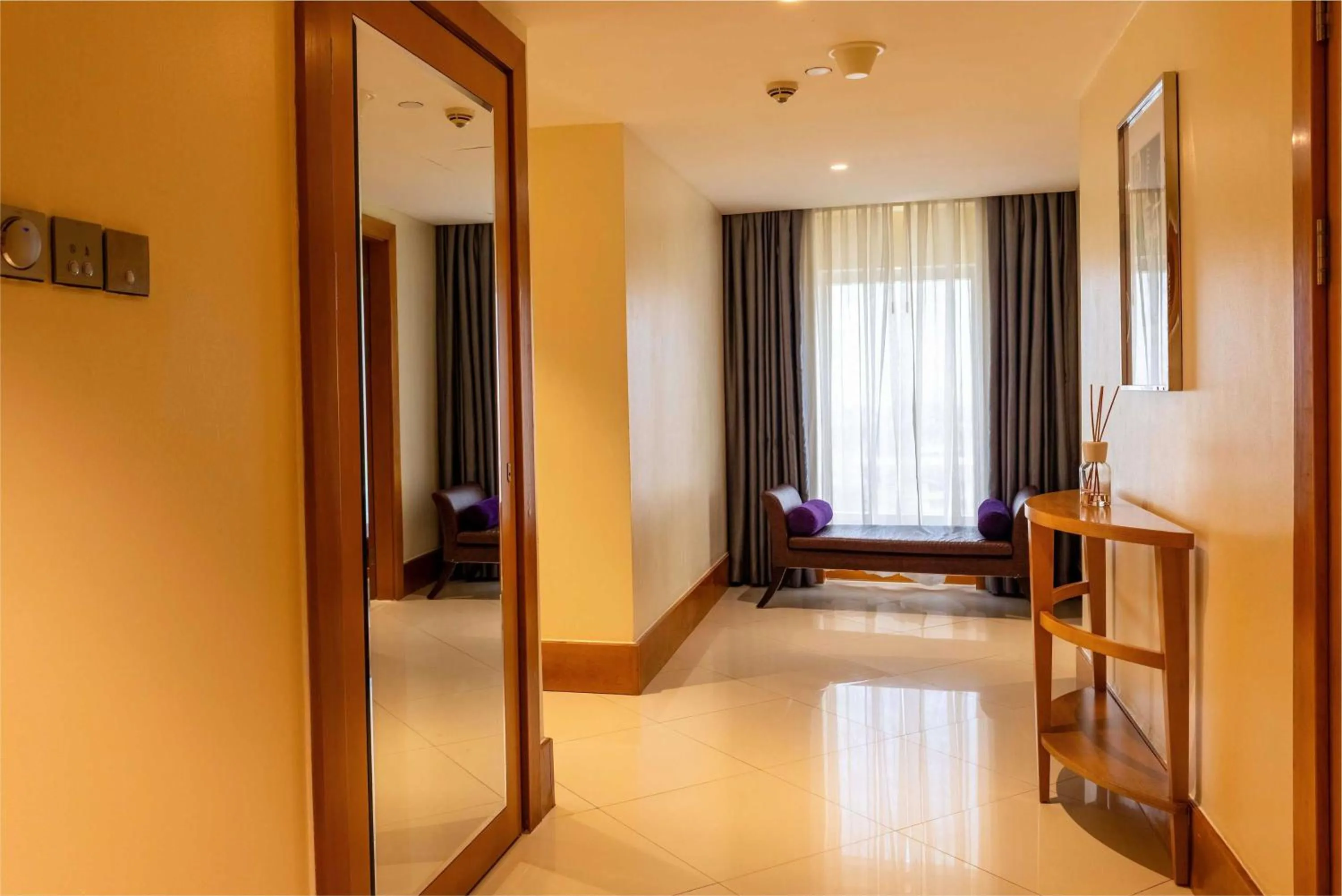 Living room in Lagos Continental Hotel