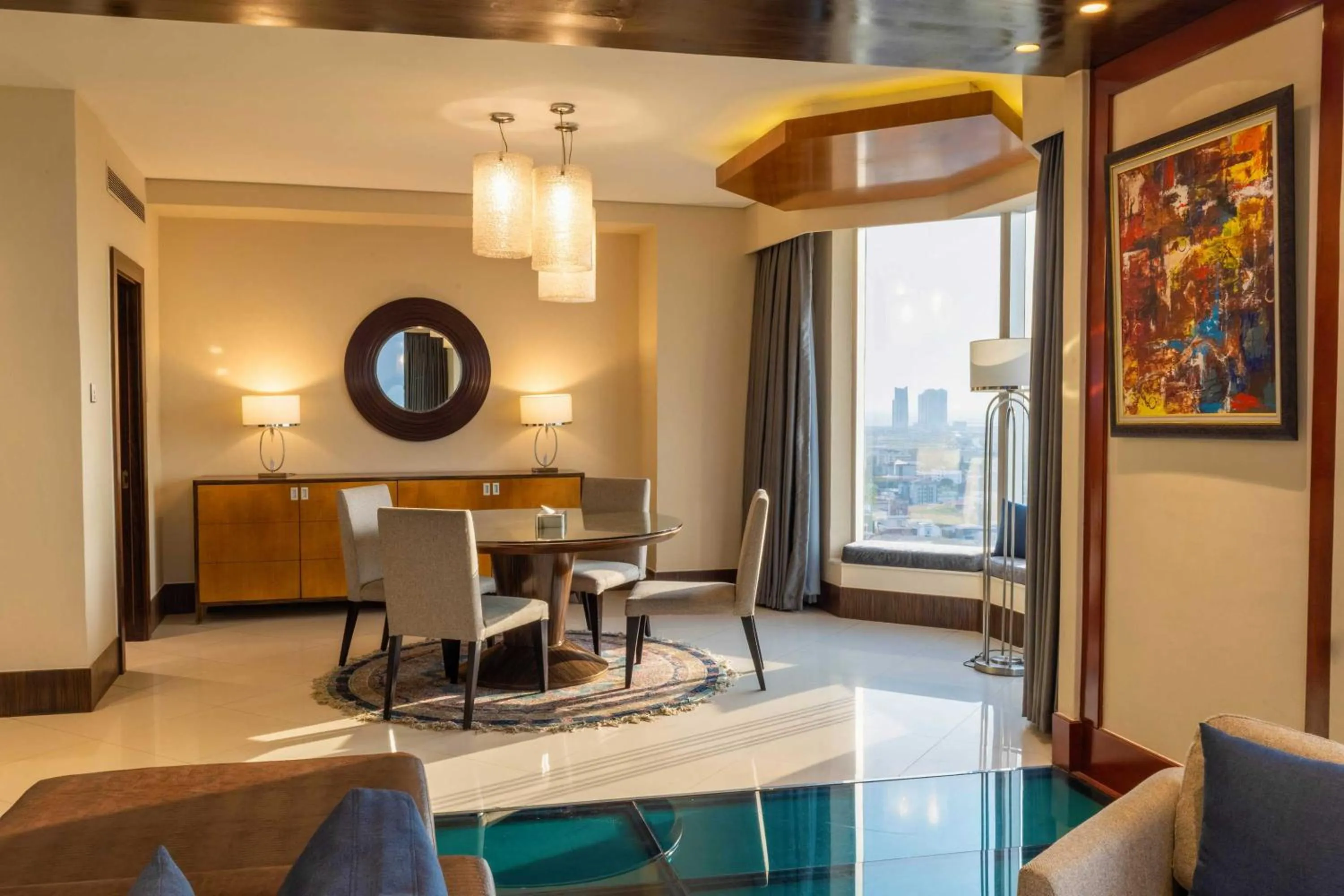 Dining area in Lagos Continental Hotel