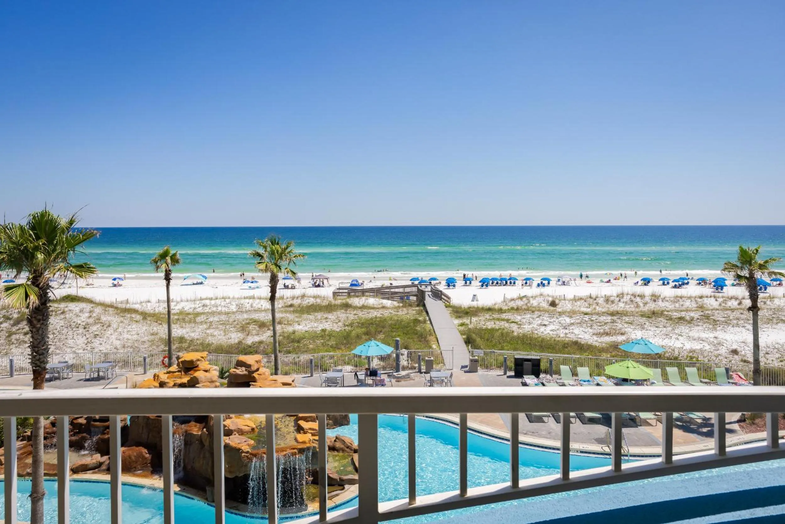 Pool view in Holiday Inn Resort Fort Walton Beach by IHG