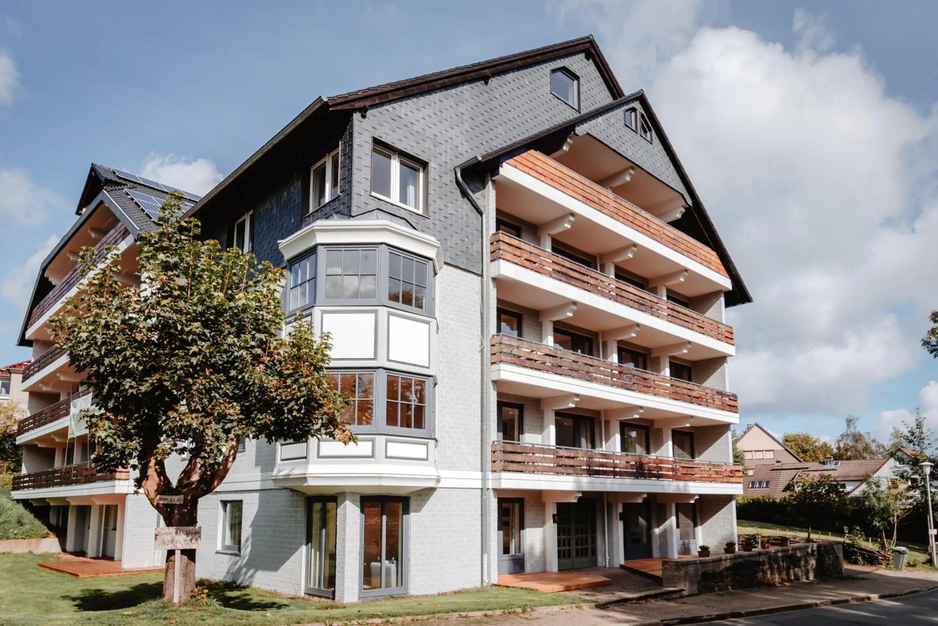 Property building in Granetal.Quartier