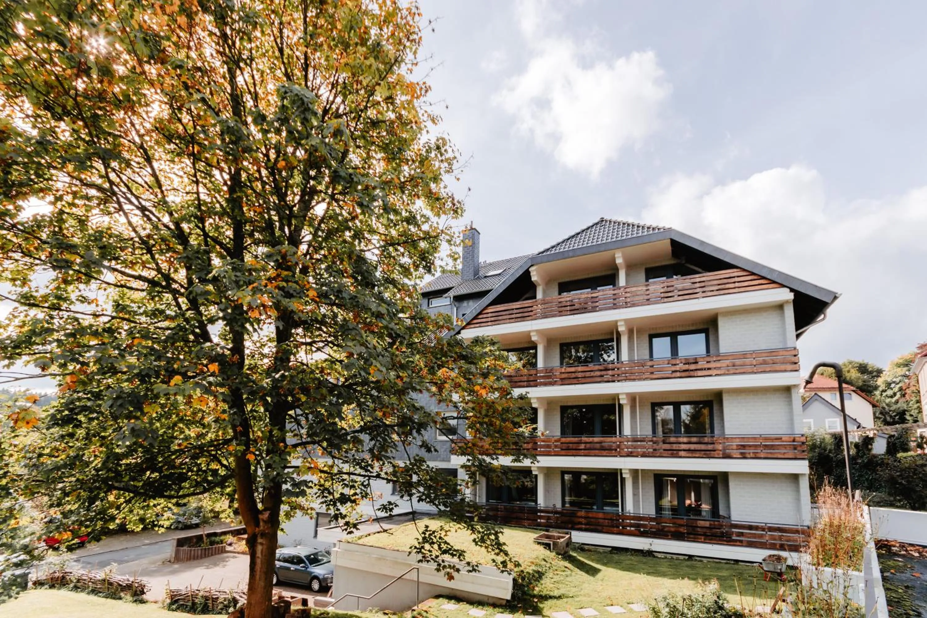 Property building in Granetal.Quartier