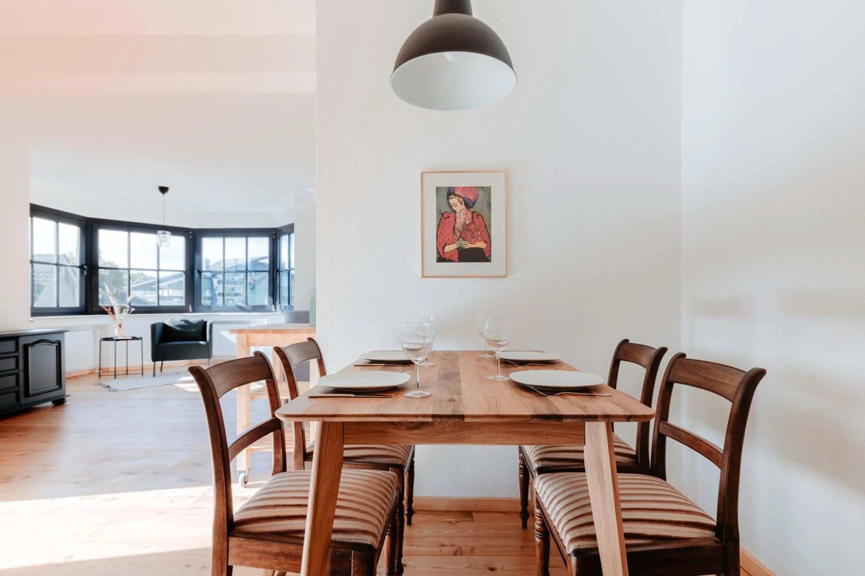 Dining area in Granetal.Quartier