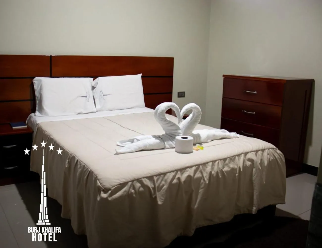 Bed in Hotel Burj Khalifa