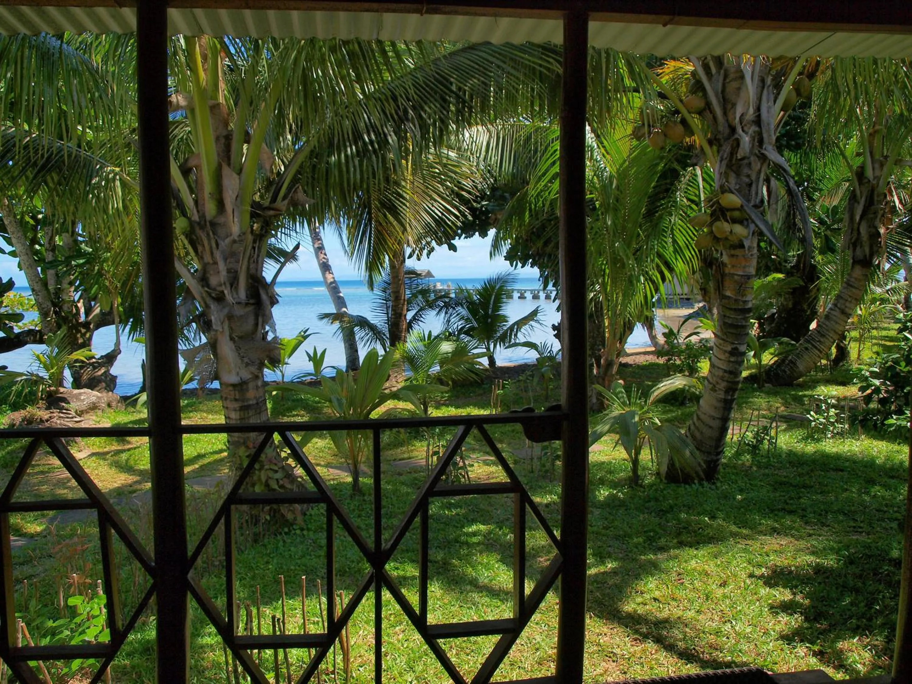 Garden view in Lakana Hotel